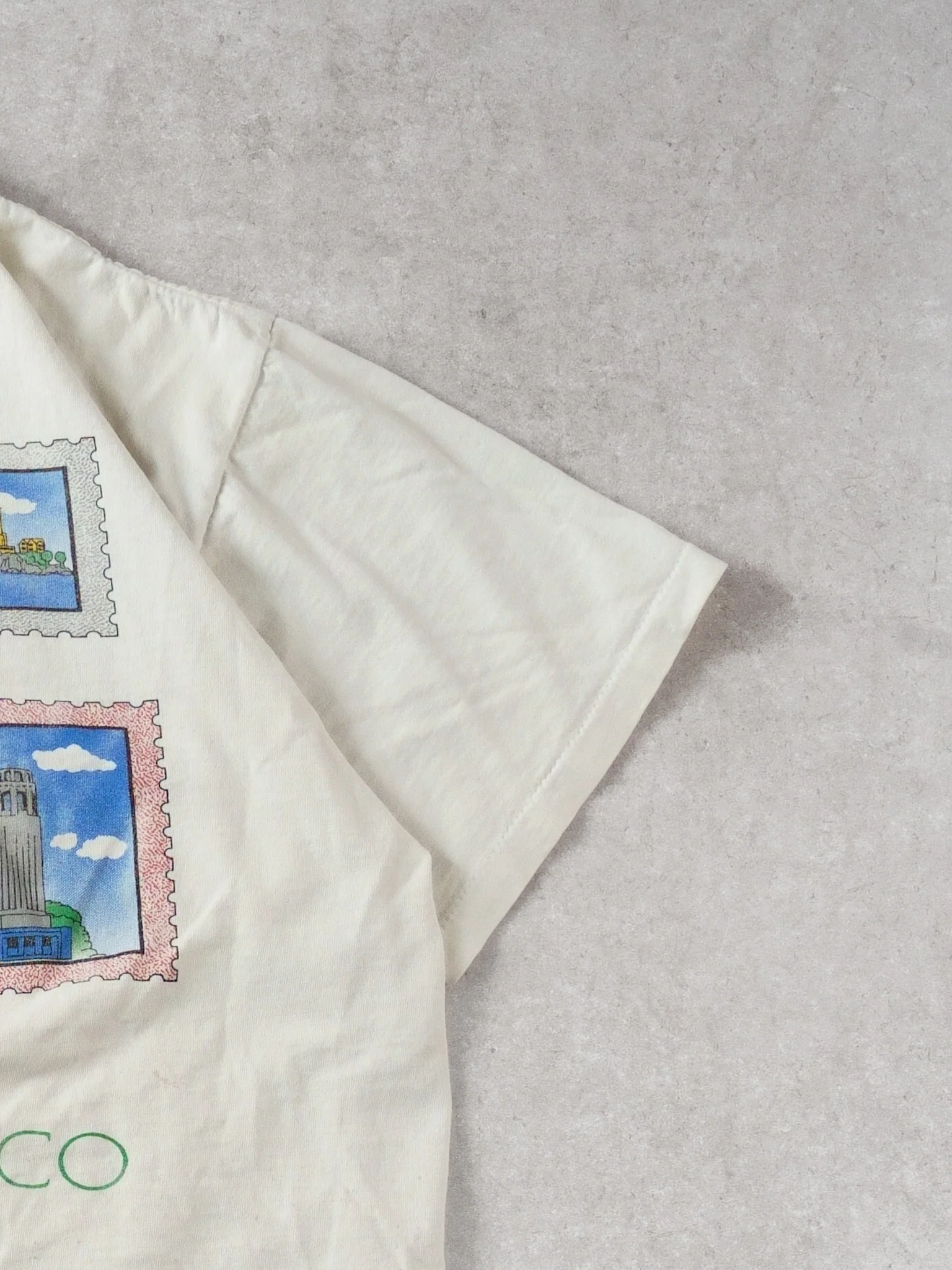 Vintage 90s White San Franciso Graphic Tee (L) - Image 3