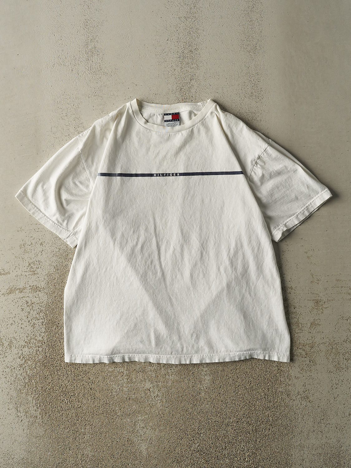 Vintage 90s White Tommy Hilfiger Tee (L)