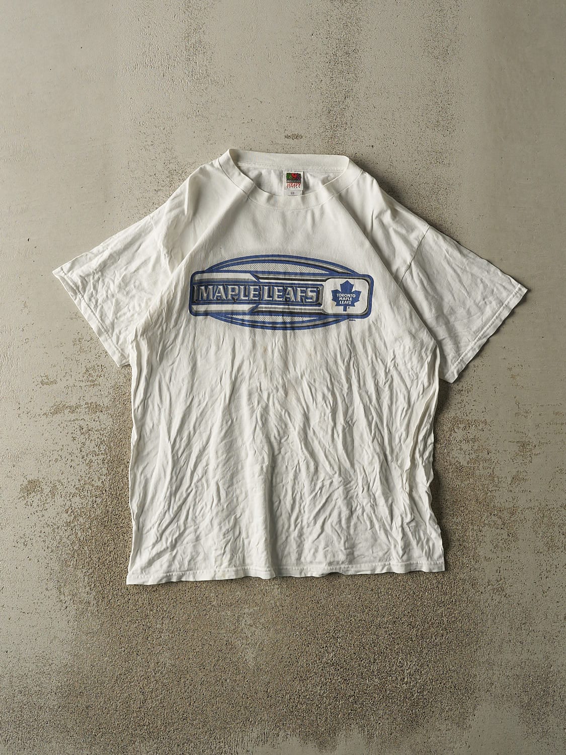Vintage 90s White Toronto Maple Leafs Tee (L/XL)