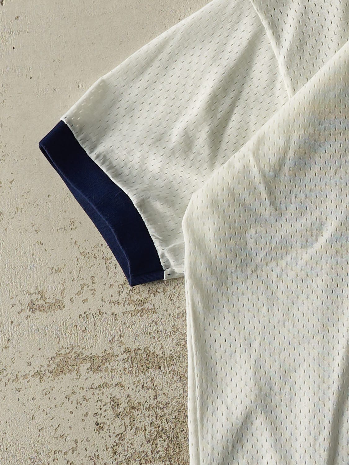Vintage 80s White Tri-State Trojans Jersey (L) - Image 3