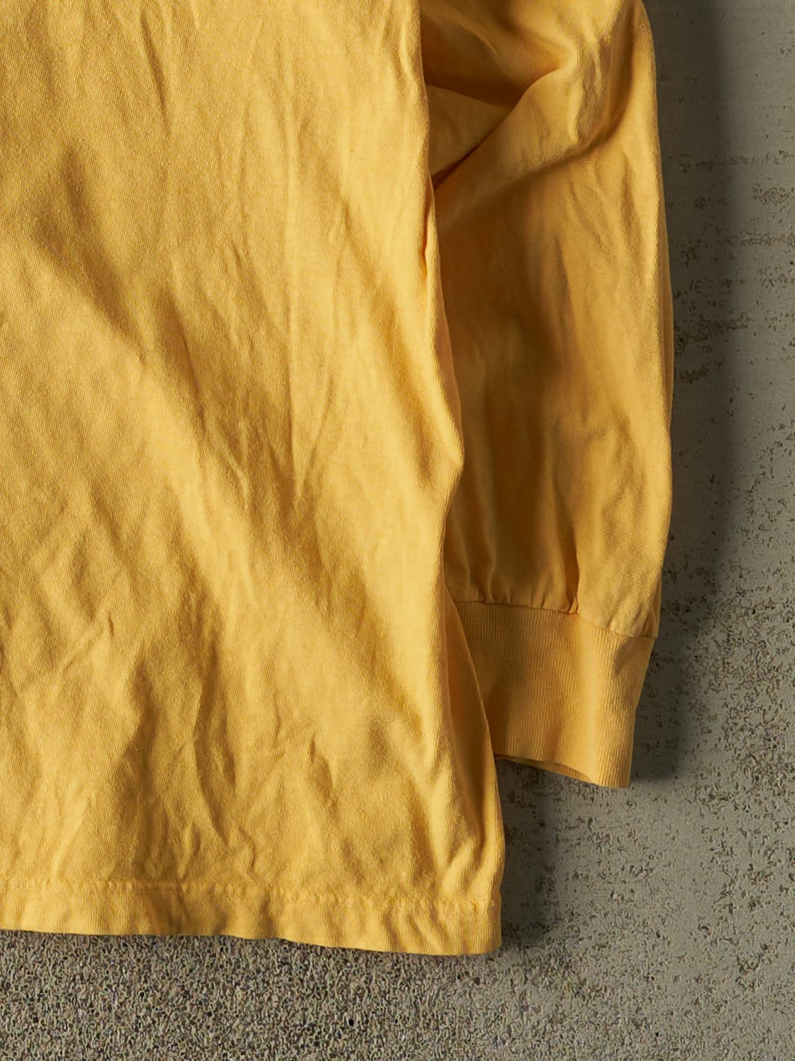 Vintage 90s Yellow Polo Embroidered Long Sleeve (XL/XXL) - Image 4