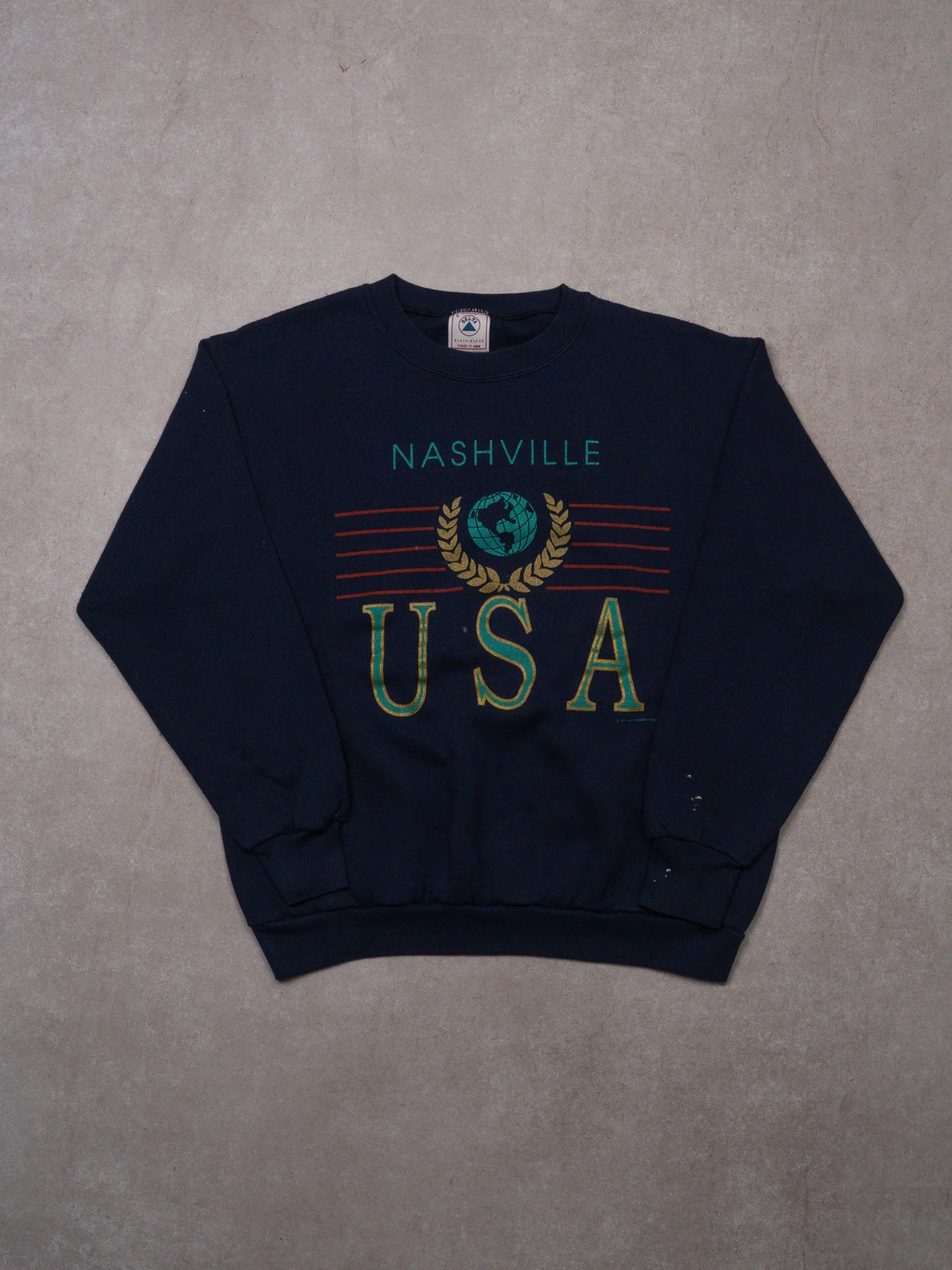 Vintage '91 Blue Nashville USA Crewneck (M)