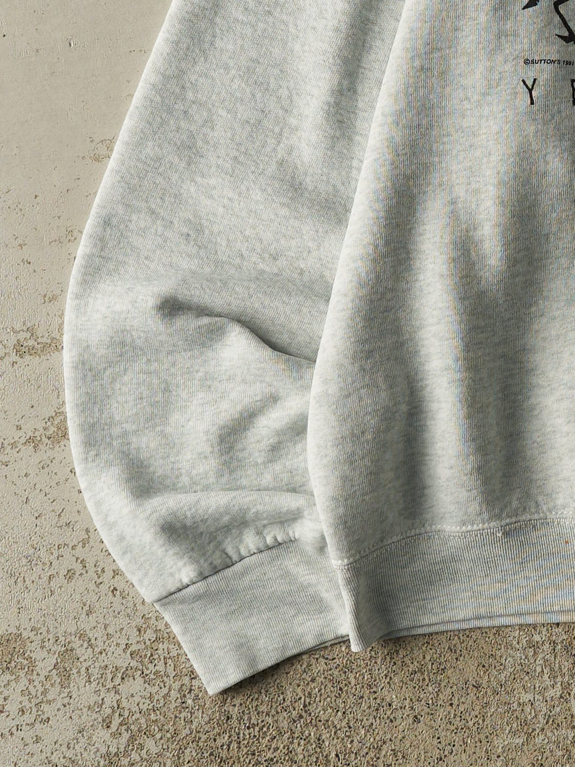 Vintage 91' Heather Grey Yellowstone Crewneck (XL) - Image 3