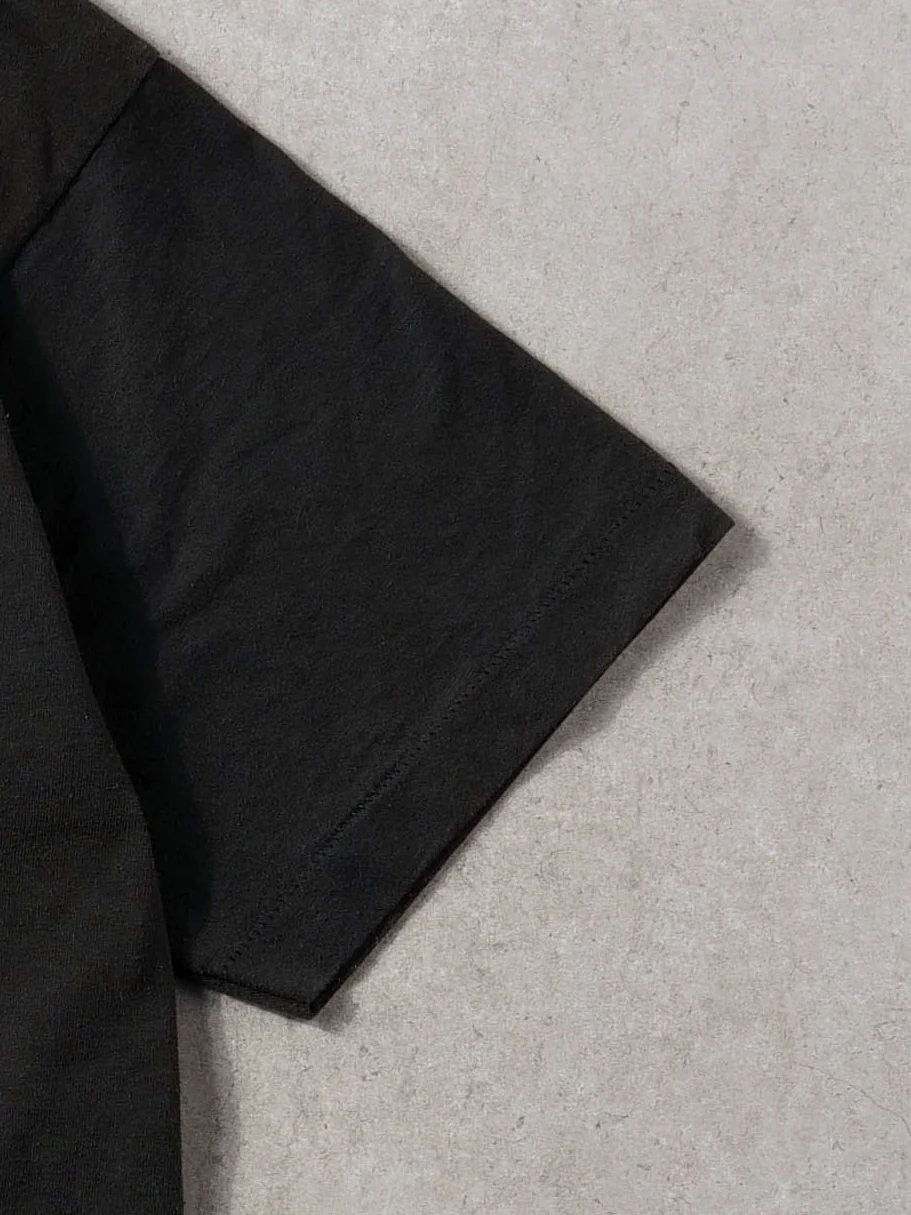Vintage 91' Washed Black Single Stitched "This Shirt STOPS At All Slot Machines" Graphic Tee (M) - Image 3