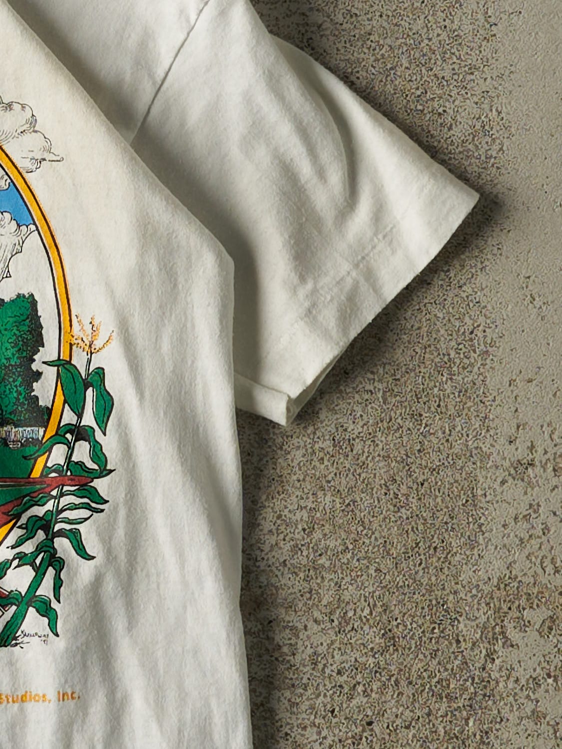 Vintage 91' White Field of Dreams Iowa Tee (XXS/XS) - Image 4
