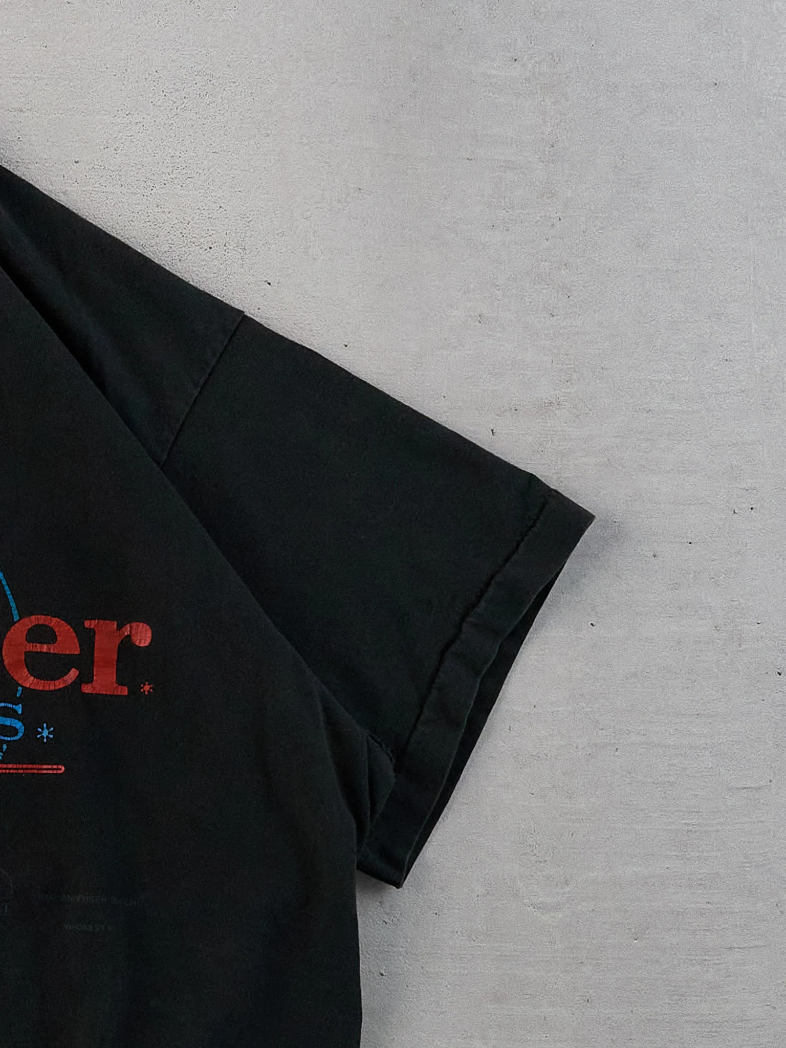 Vintage 92' Black Budweiser King Of Beer Graphic Tee (L) - Image 3