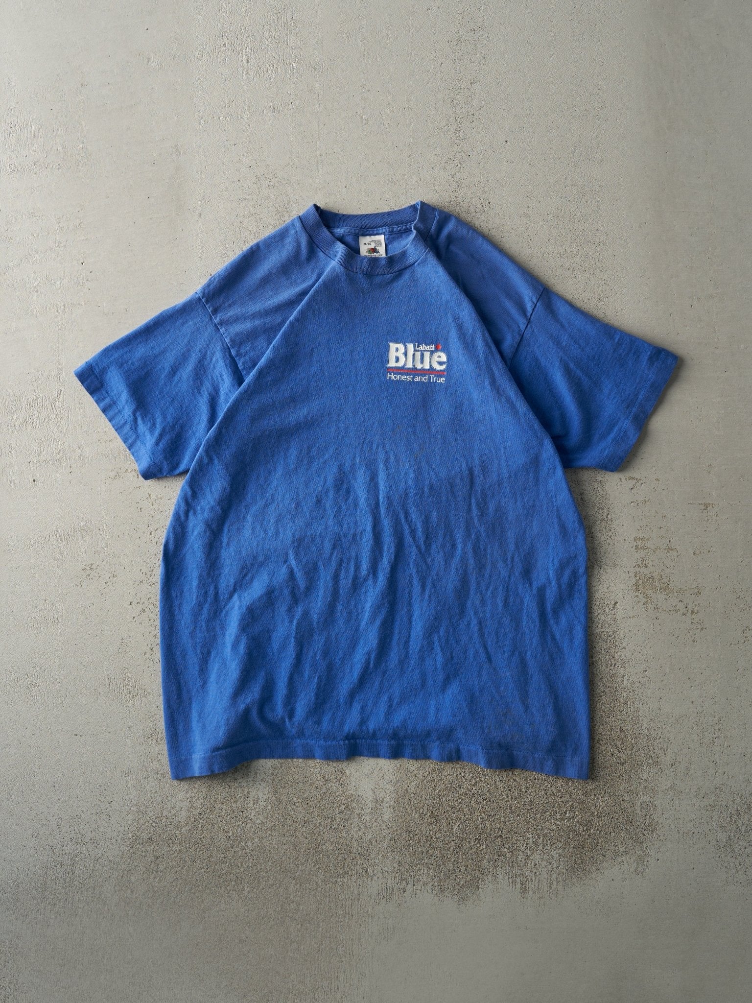 Vintage 92' Blue Labatt Blue Toronto Blue Jays Single Stitch Tee (L) - Image 2