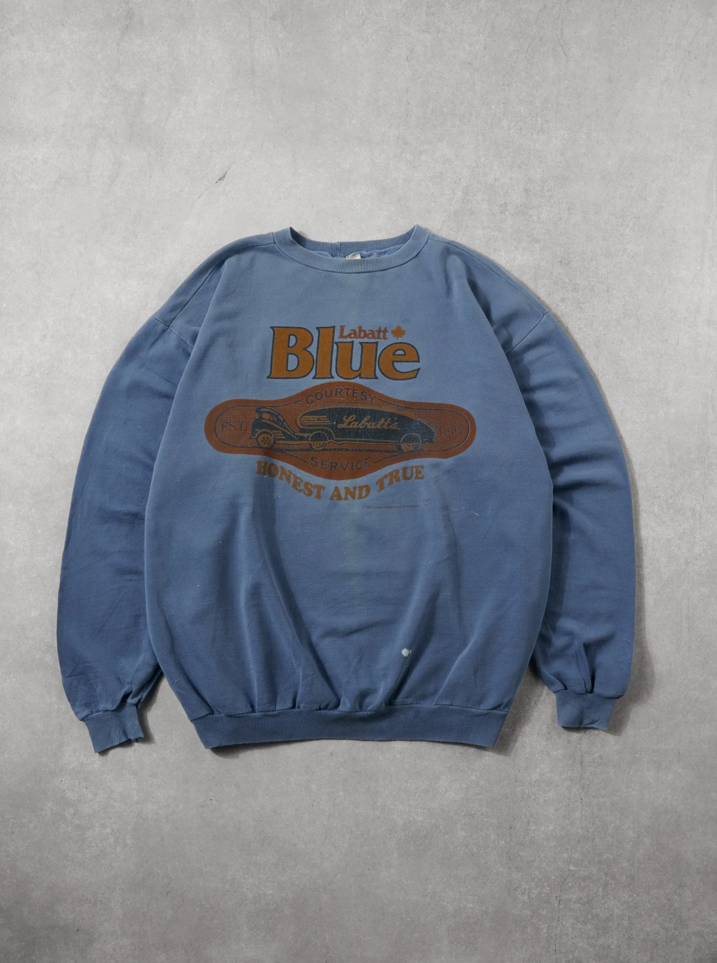 Vintage 93' Nude Blue Labatt Service Longsleeve (XL)