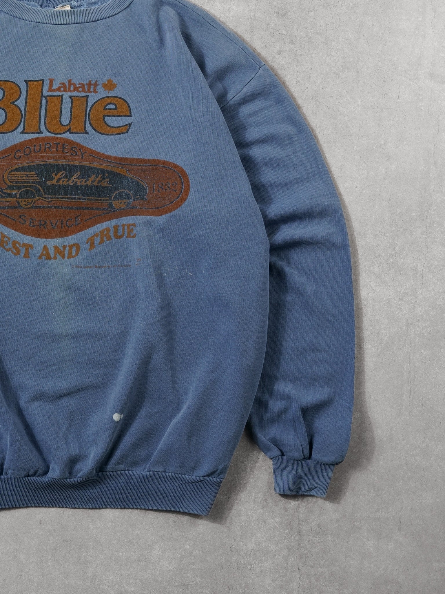 Vintage 93' Nude Blue Labatt Service Longsleeve (XL) - Image 3
