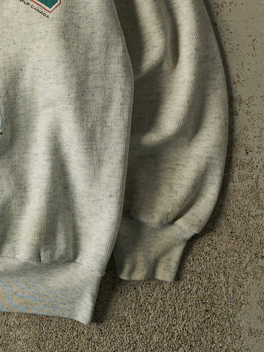 Vintage 94' Heather Grey Miami Dolphins Crewneck (XS/S) - Image 4