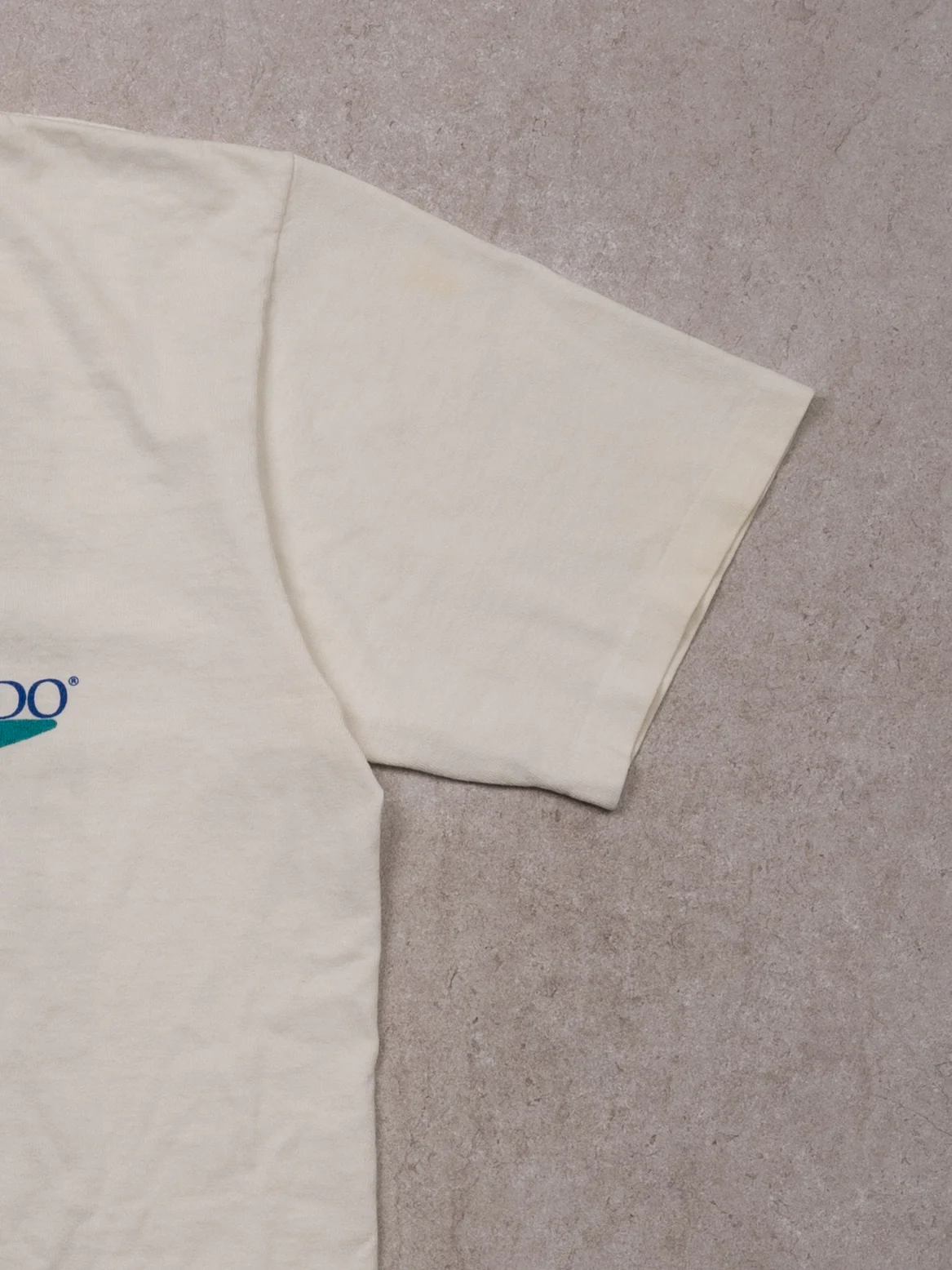 Vintage '94 White Speedo Make It Last Single Stitch Tee (S) - Image 6
