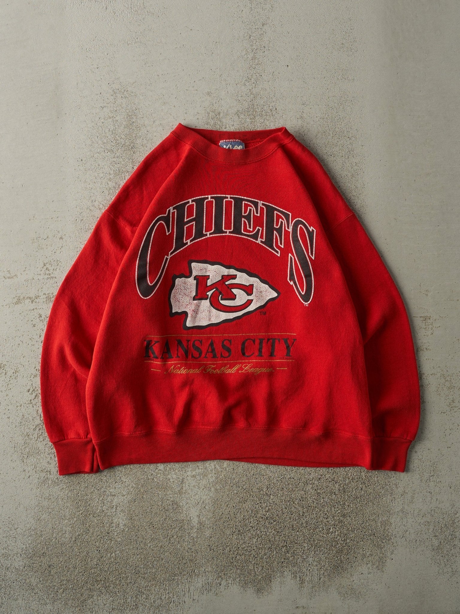 Vintage 95' Red Kansas City Chiefs Crewneck (L)