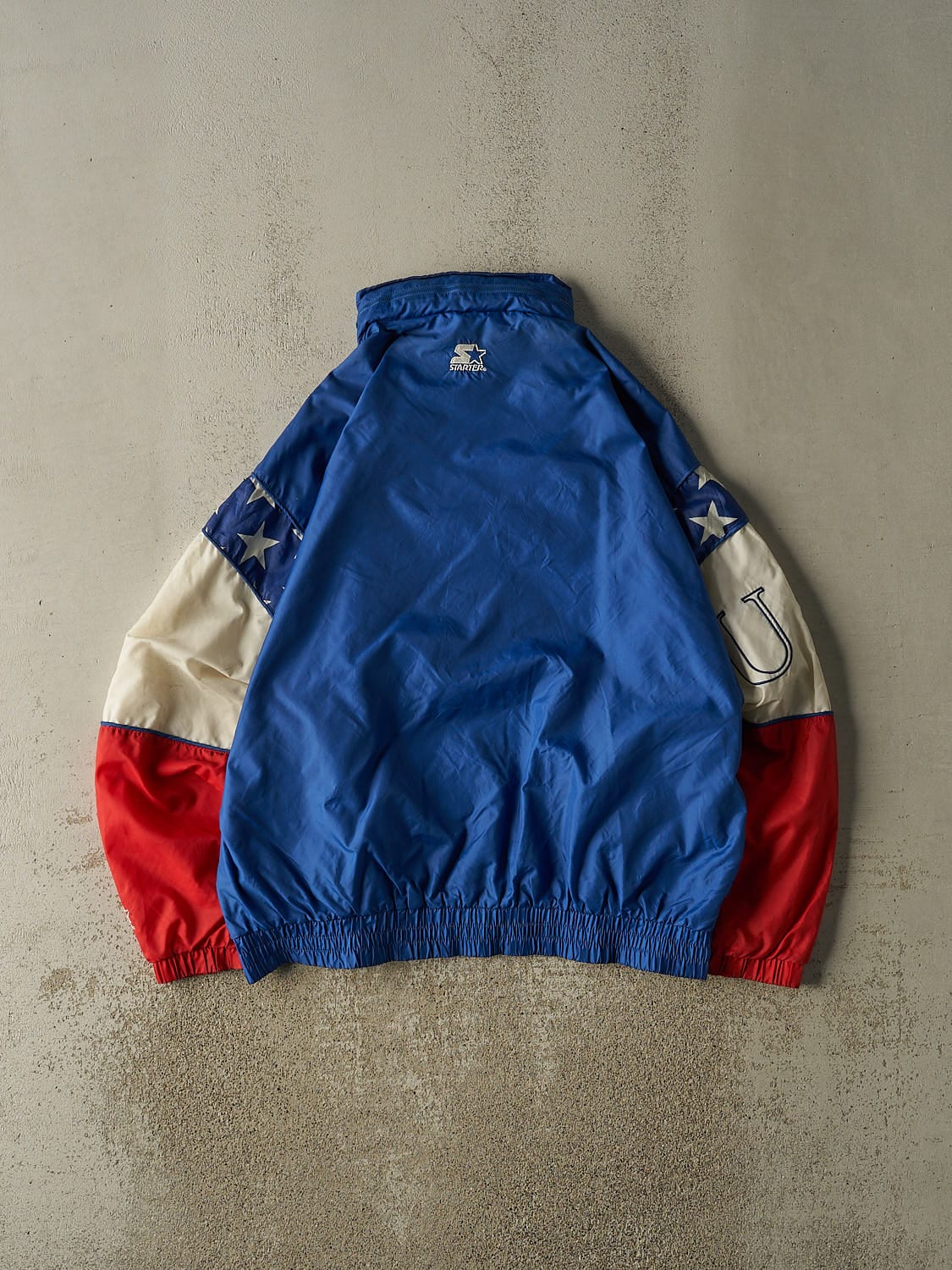 Vintage 96' Blue Atlanta Olympics Team USA Starter Windbreaker Jacket (XL) - Image 2