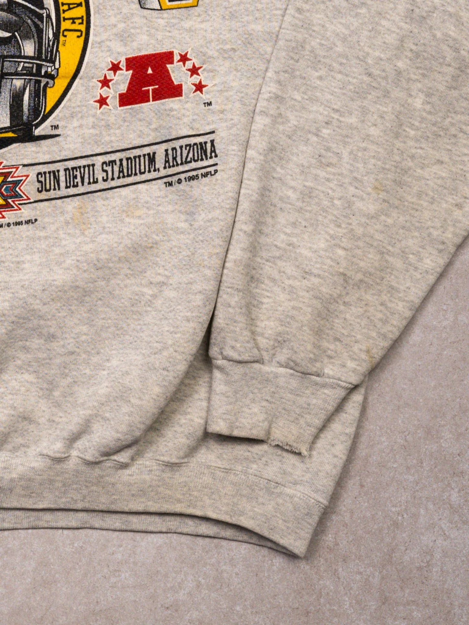 Vintage 96' Grey Conference Champions Steelers Crewneck (XL) - Image 3