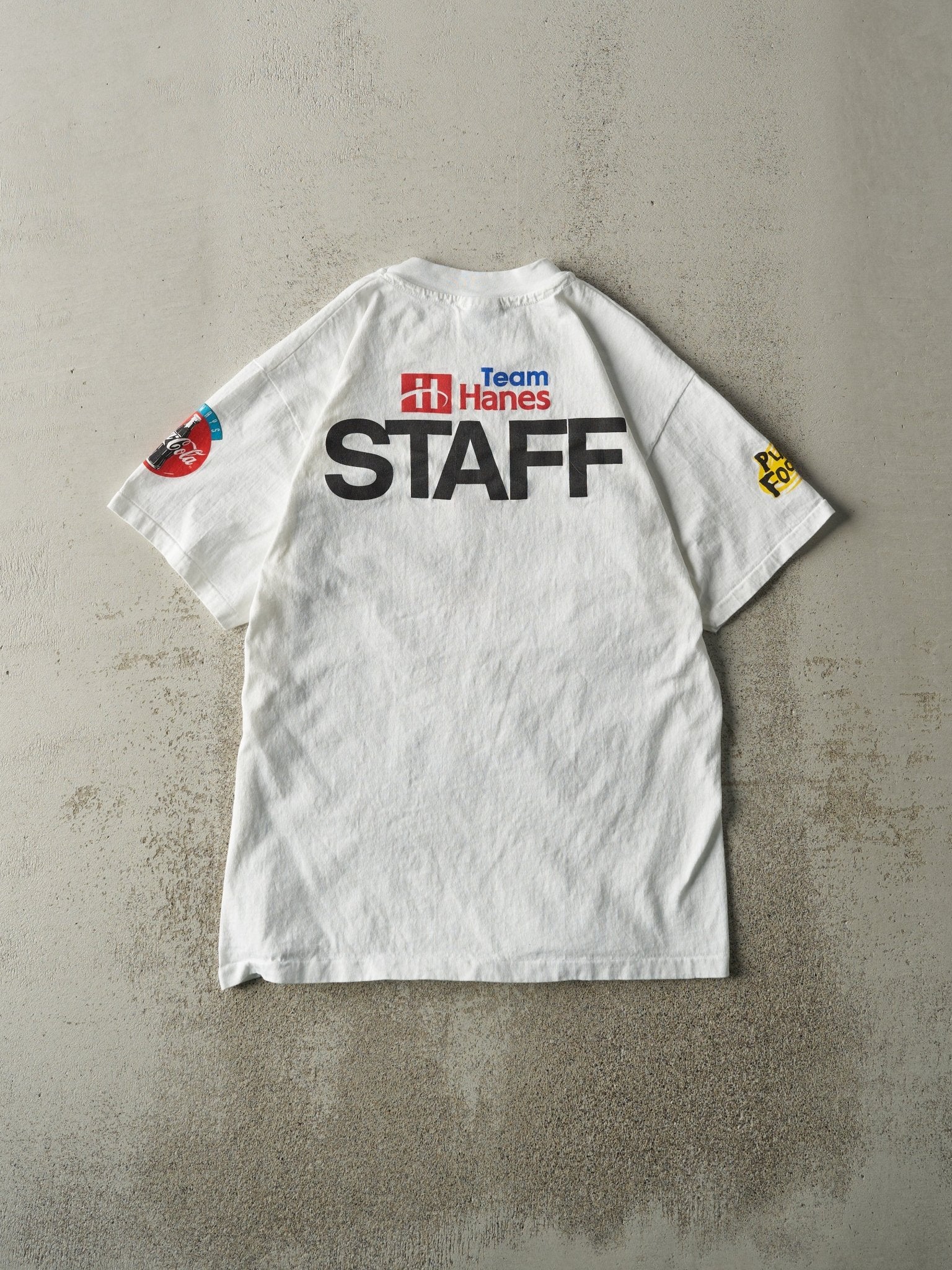 Vintage 96' White NFL Experience Single Stitch Tee (M) - Image 3