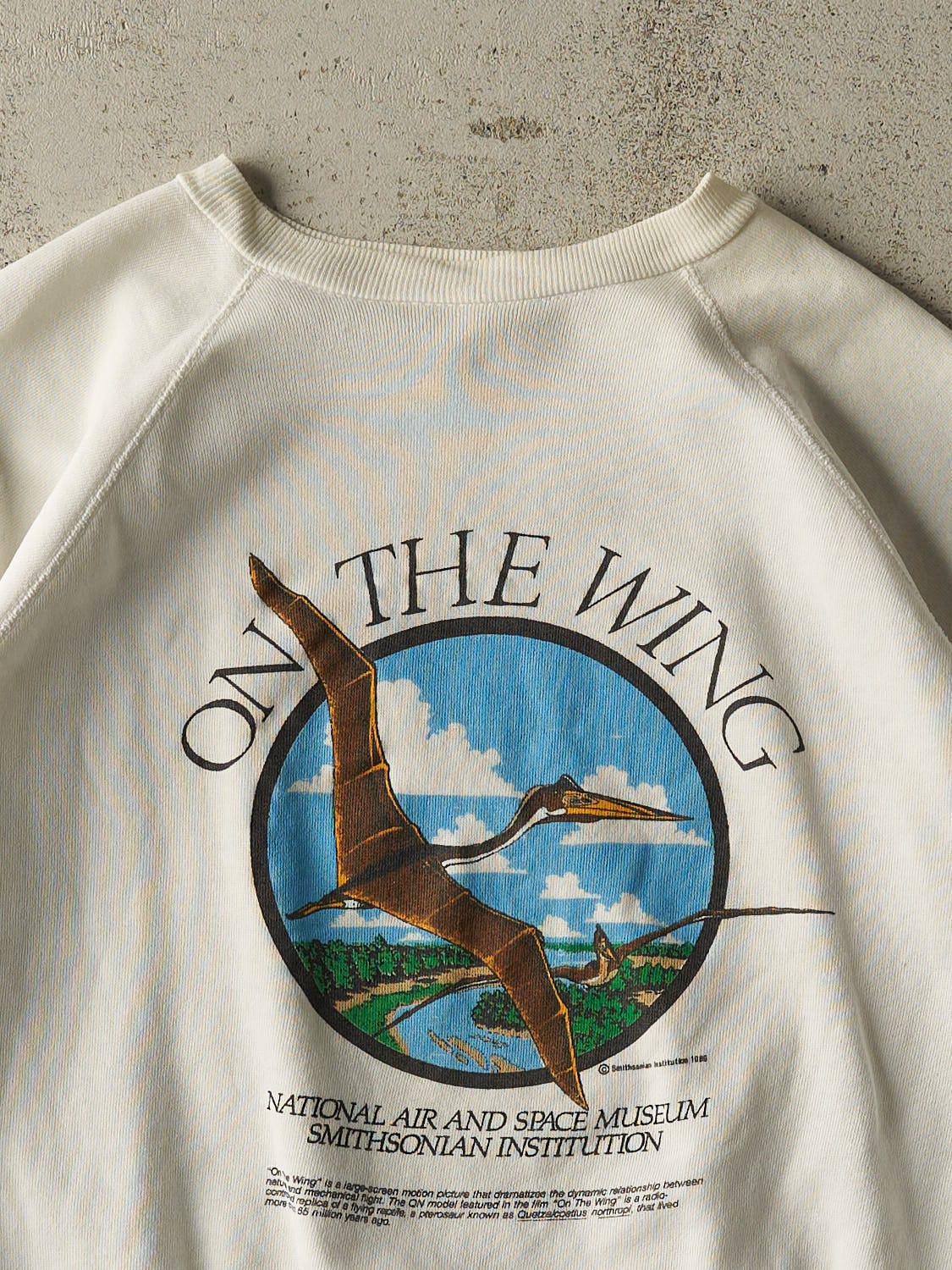 Vintage 96' White National Air & Space Museum Crewneck (S) - Image 2