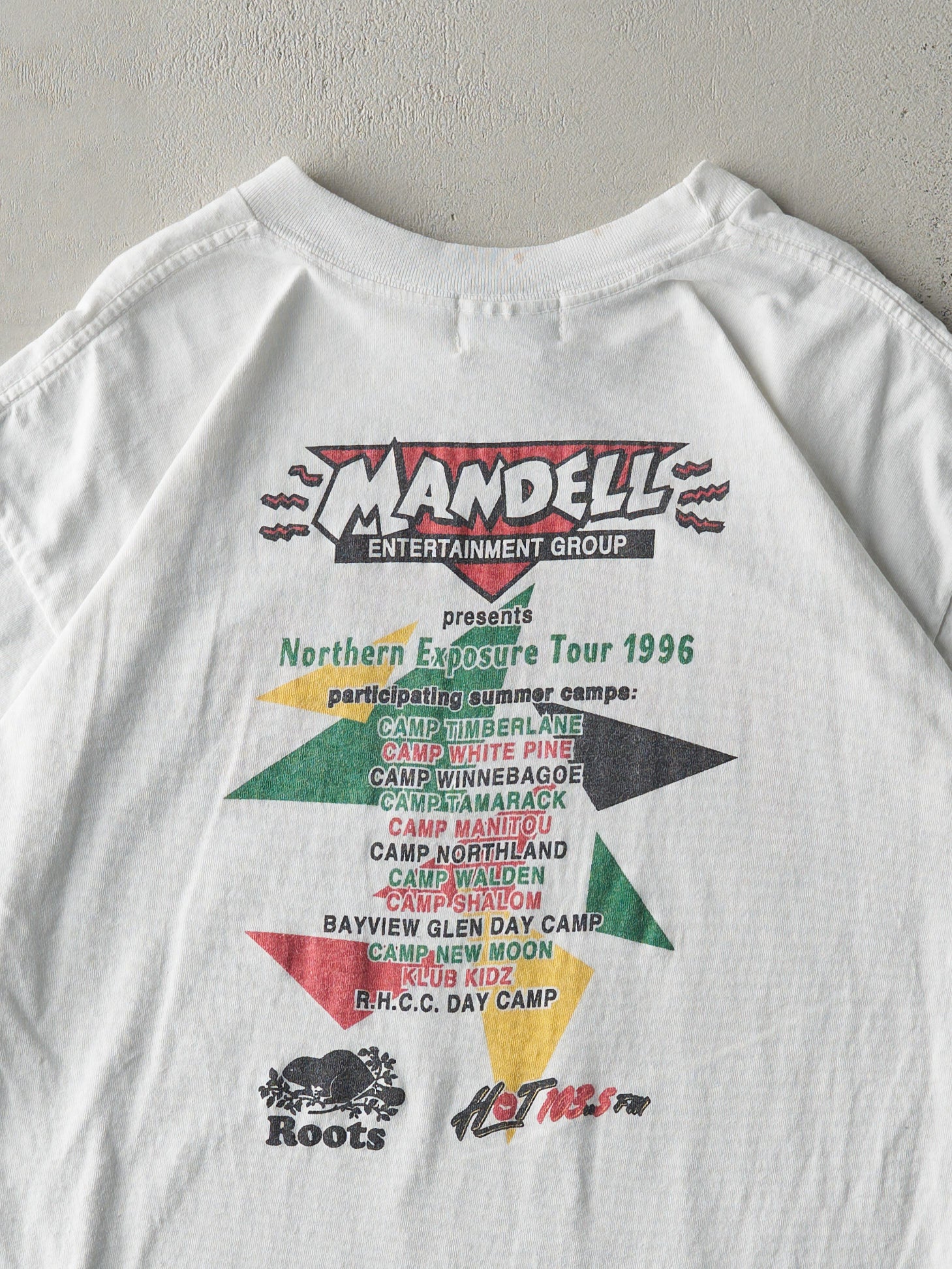 Vintage 96' White Roots Summer Tour Single Stitch Tee (M/L) - Image 4