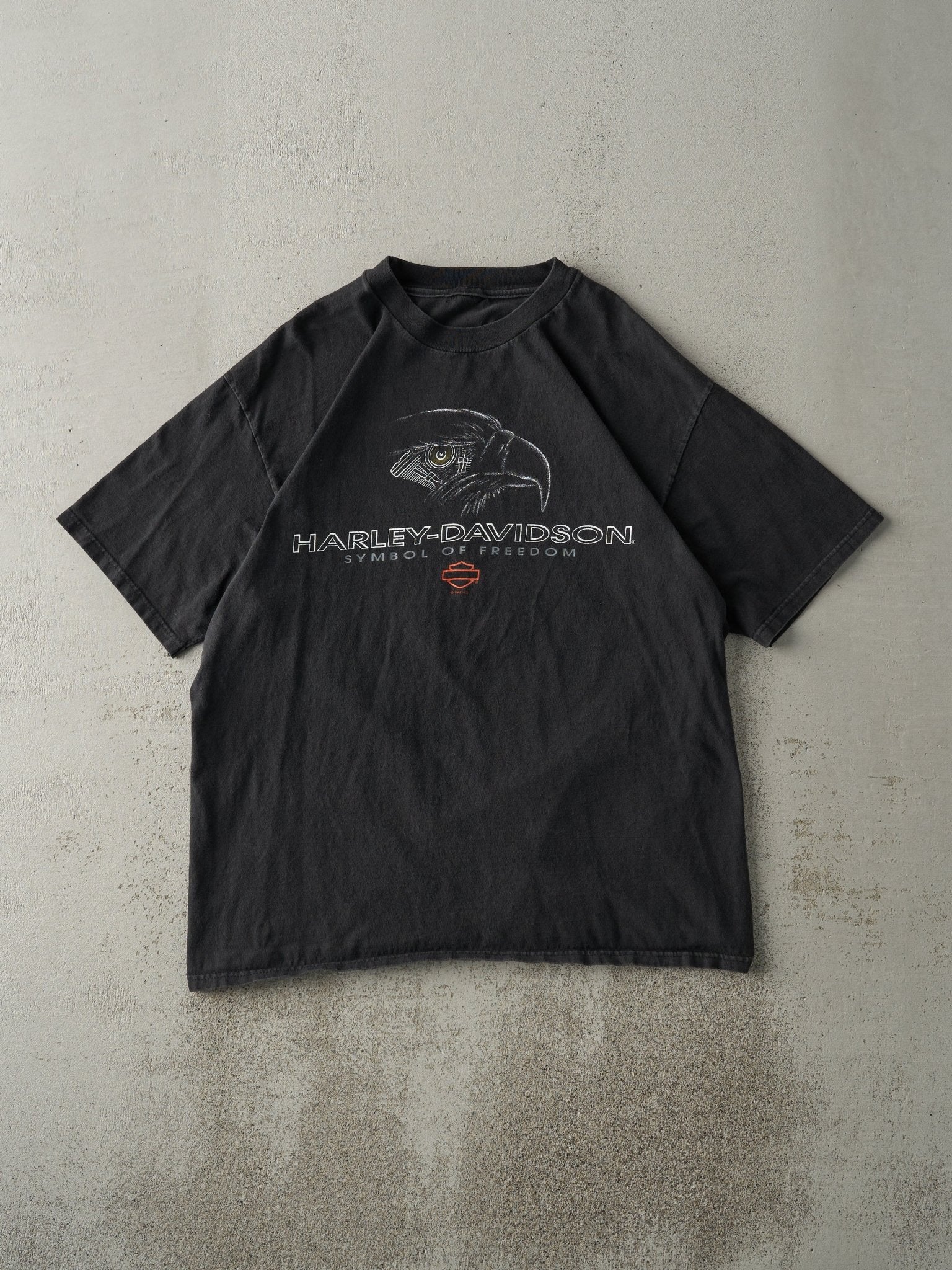 Vintage 97' Black St. Paul Minnesota Harley Davidson Tee (M)