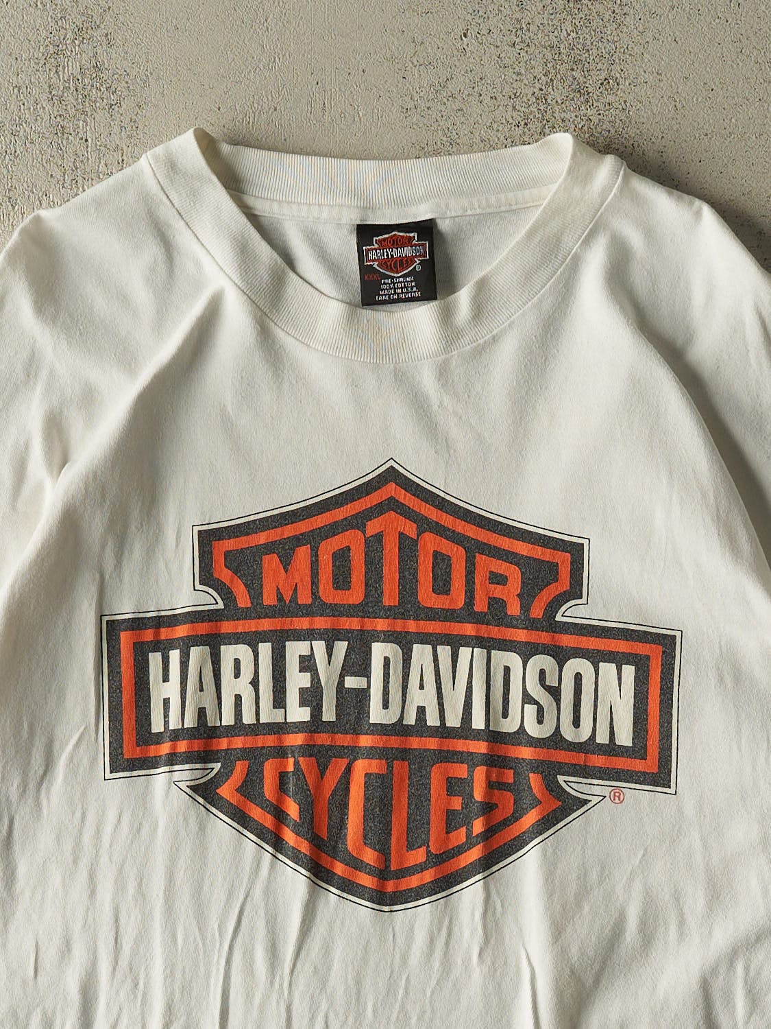 Vintage 97' White Harley Davidson Palm Springs, CA Tee (XXL/XXXL) - Image 3