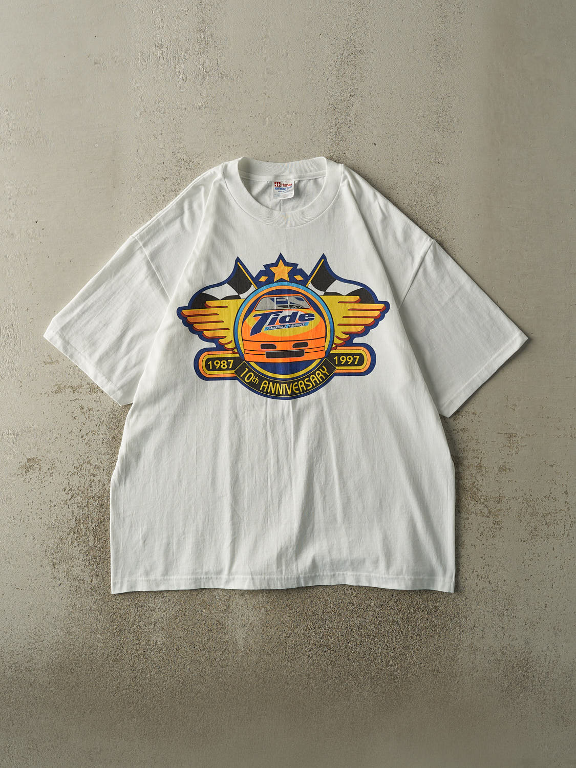 Vintage 97' White Tide Racing Tee (XL)