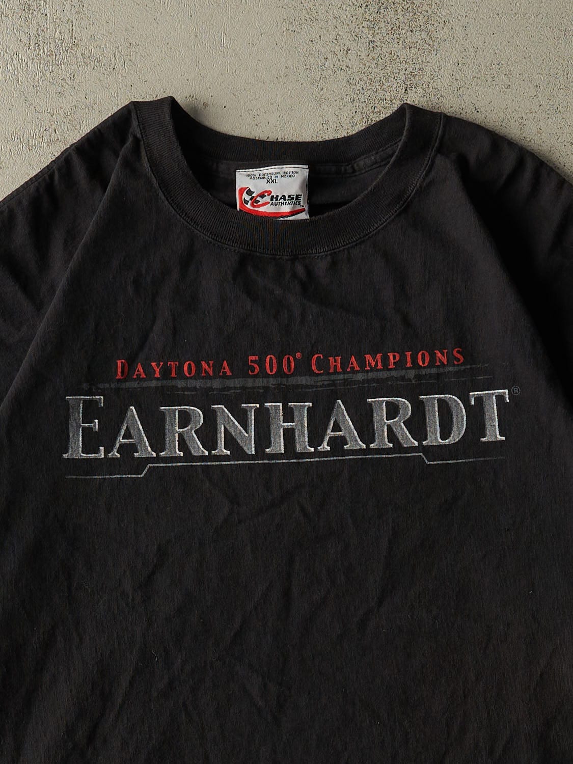 Vintage 98' Black Daytona 500 Earnhardt Tee (XXL/XXXL) - Image 3
