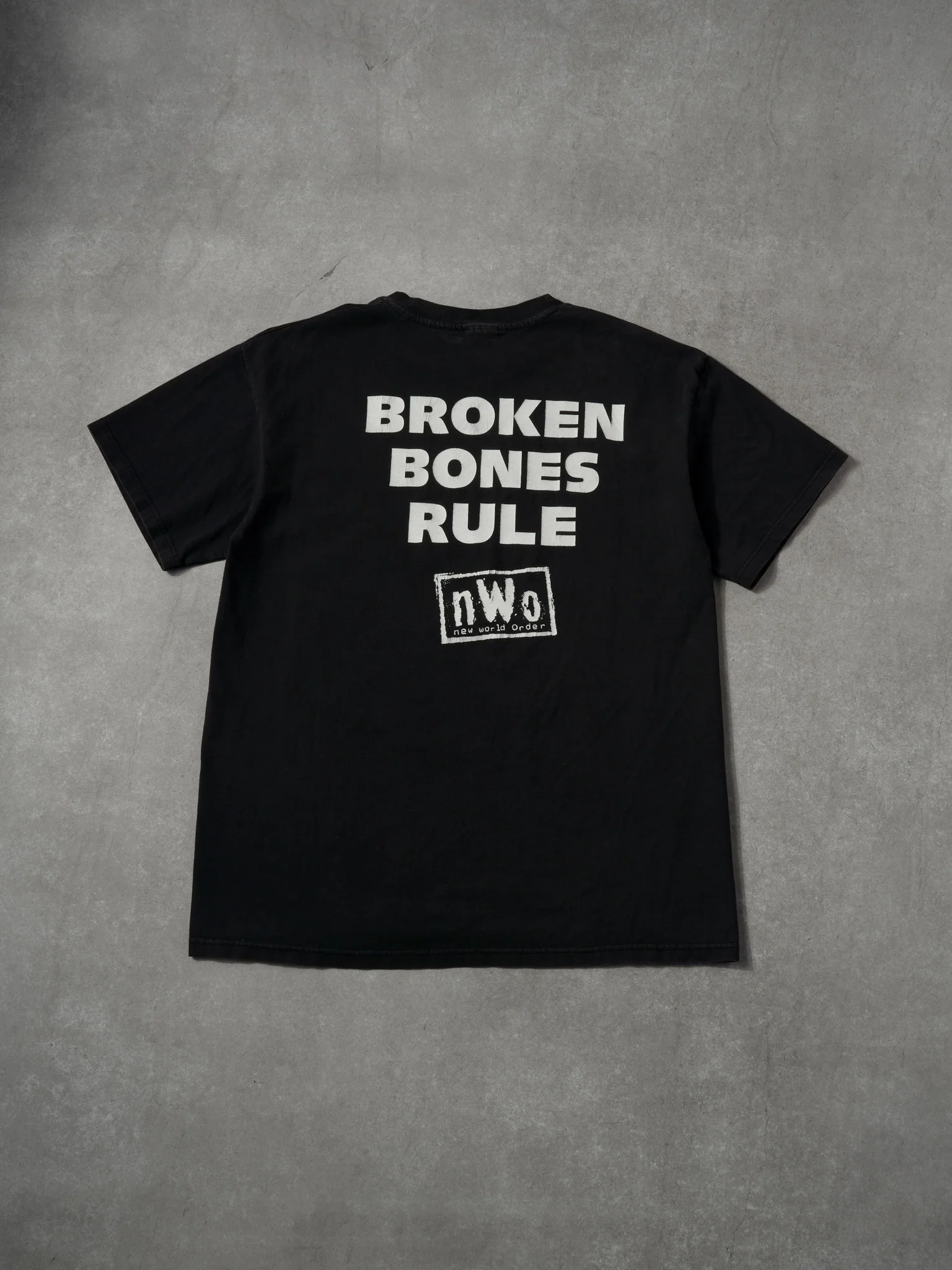 Vintage 98' Black New World Order Graphic Tee (M/L) - Image 2