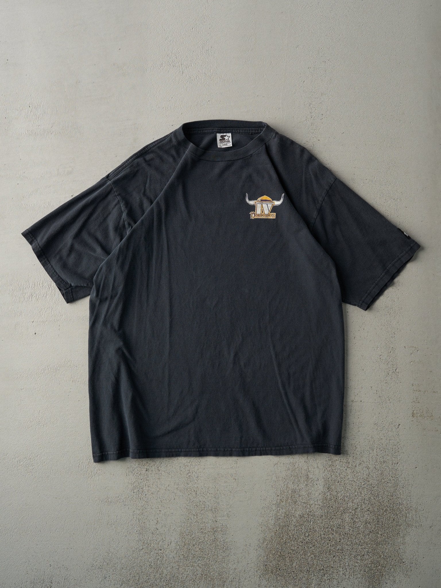 Vintage 98' Black The Four Horsemen Minnesota Vikings Tee (M/L) - Image 2