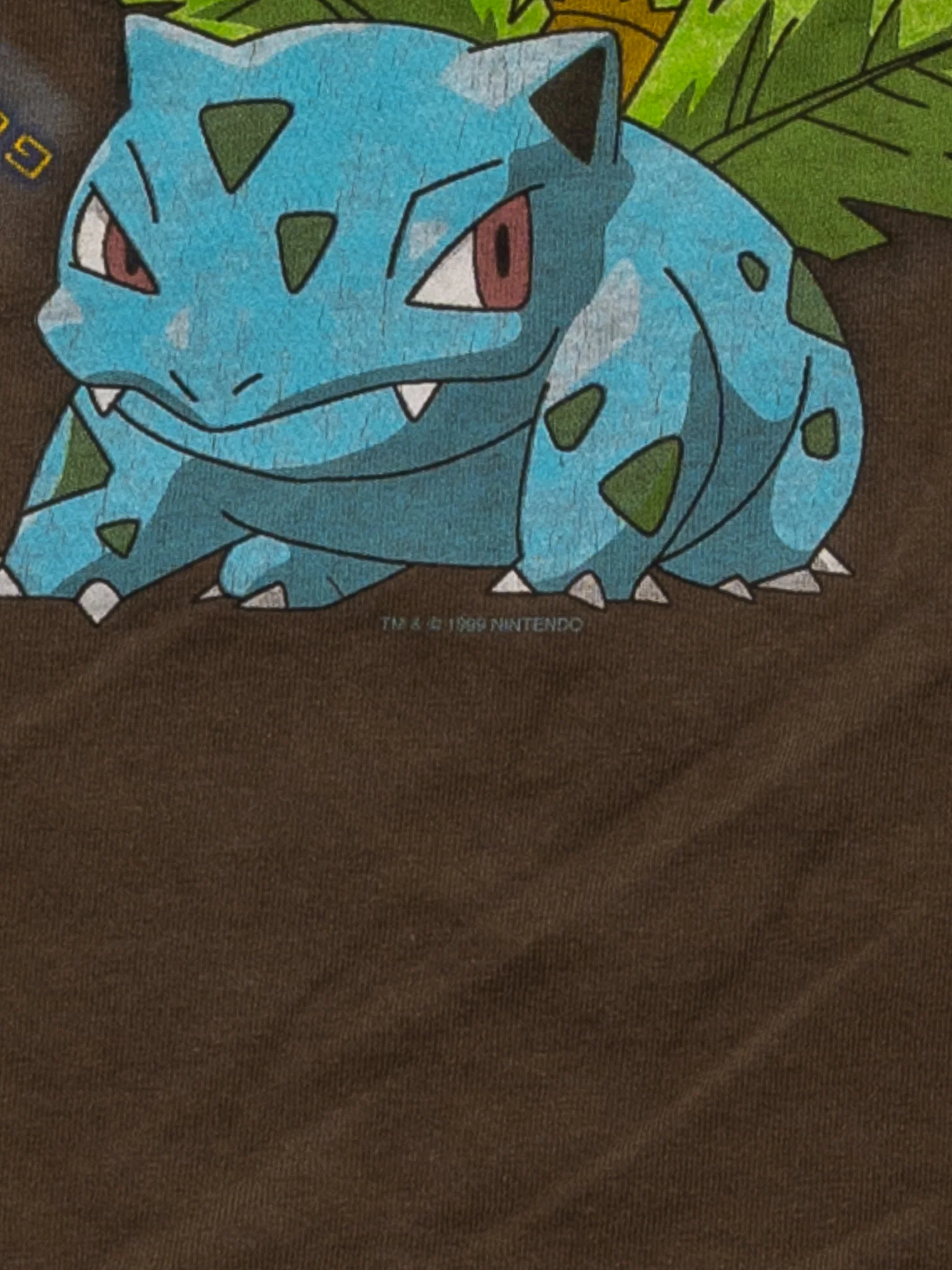 Vintage '99 Brown Pokemon Authentic Baby Tee (XS) - Image 3