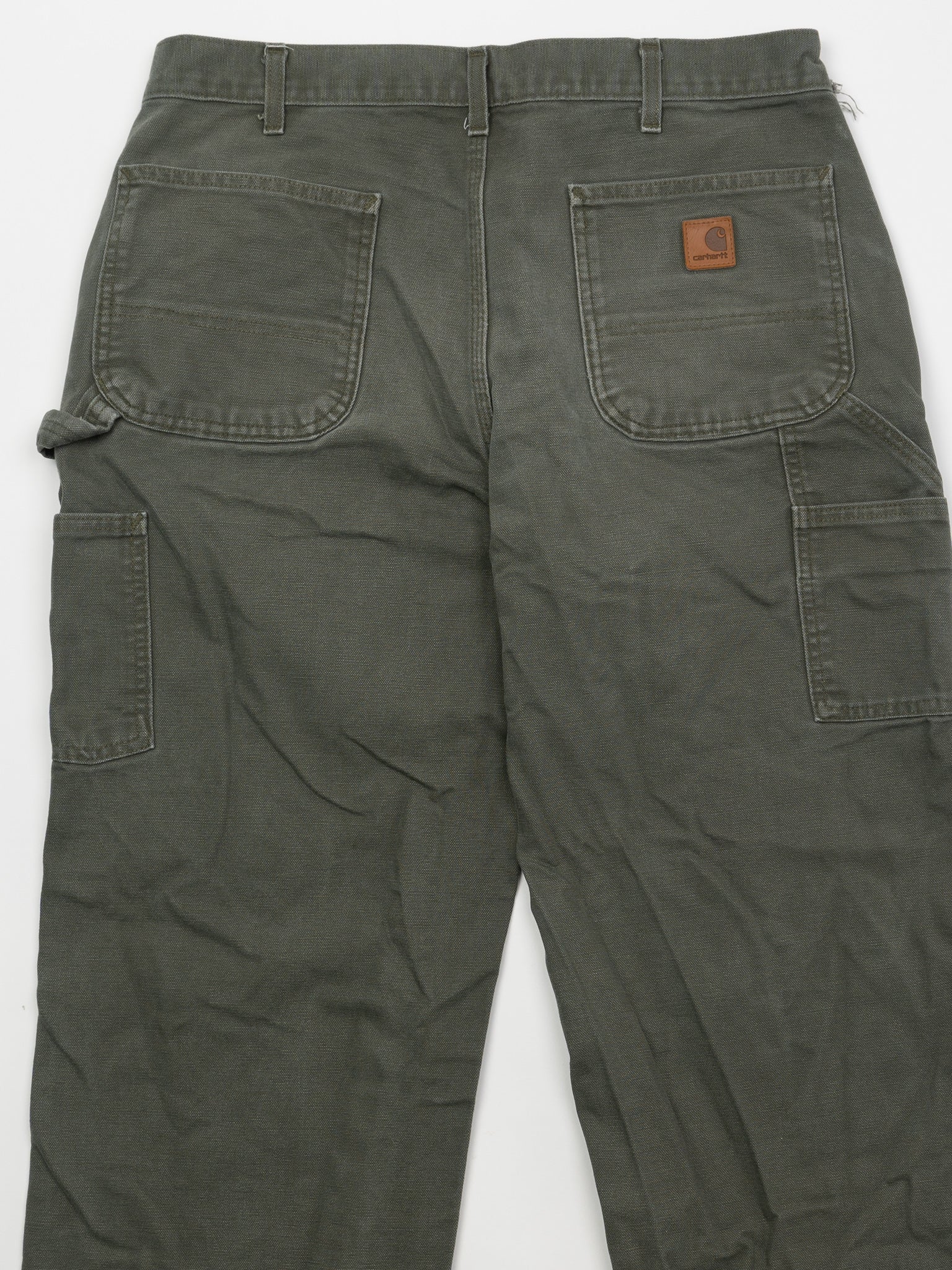 Vintage Army Green Carhartt Cargo Pants (36 x 32) - Image 4