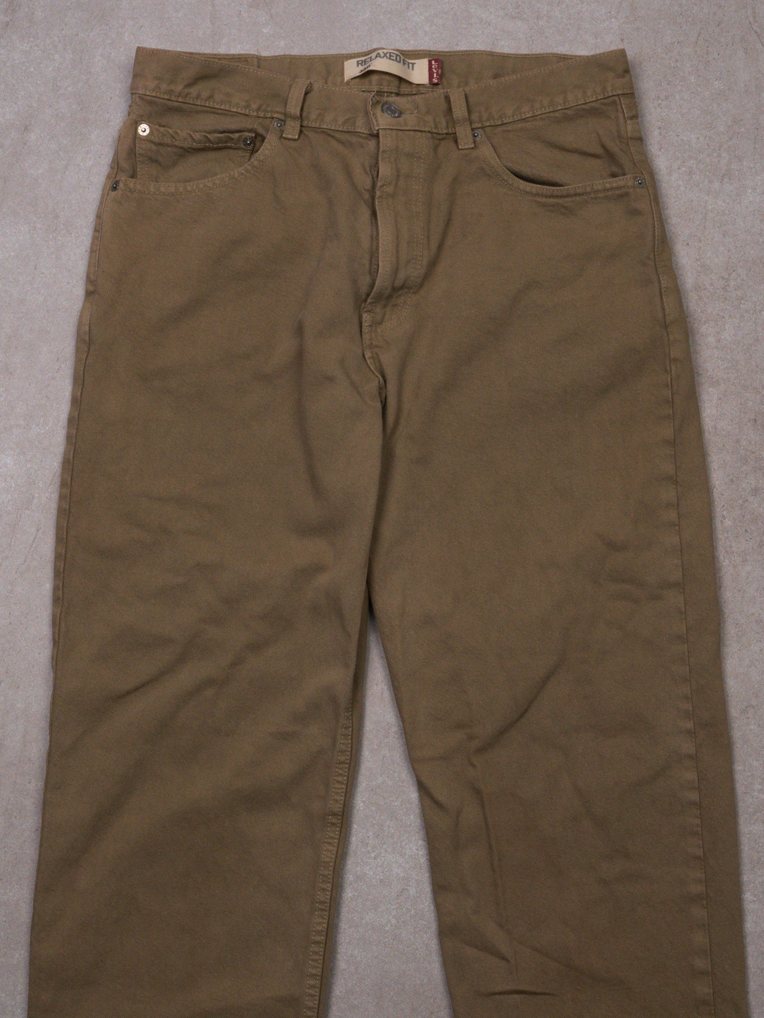 Vintage Beige 550 Levi Denim Pants (32 x 30) - Image 2