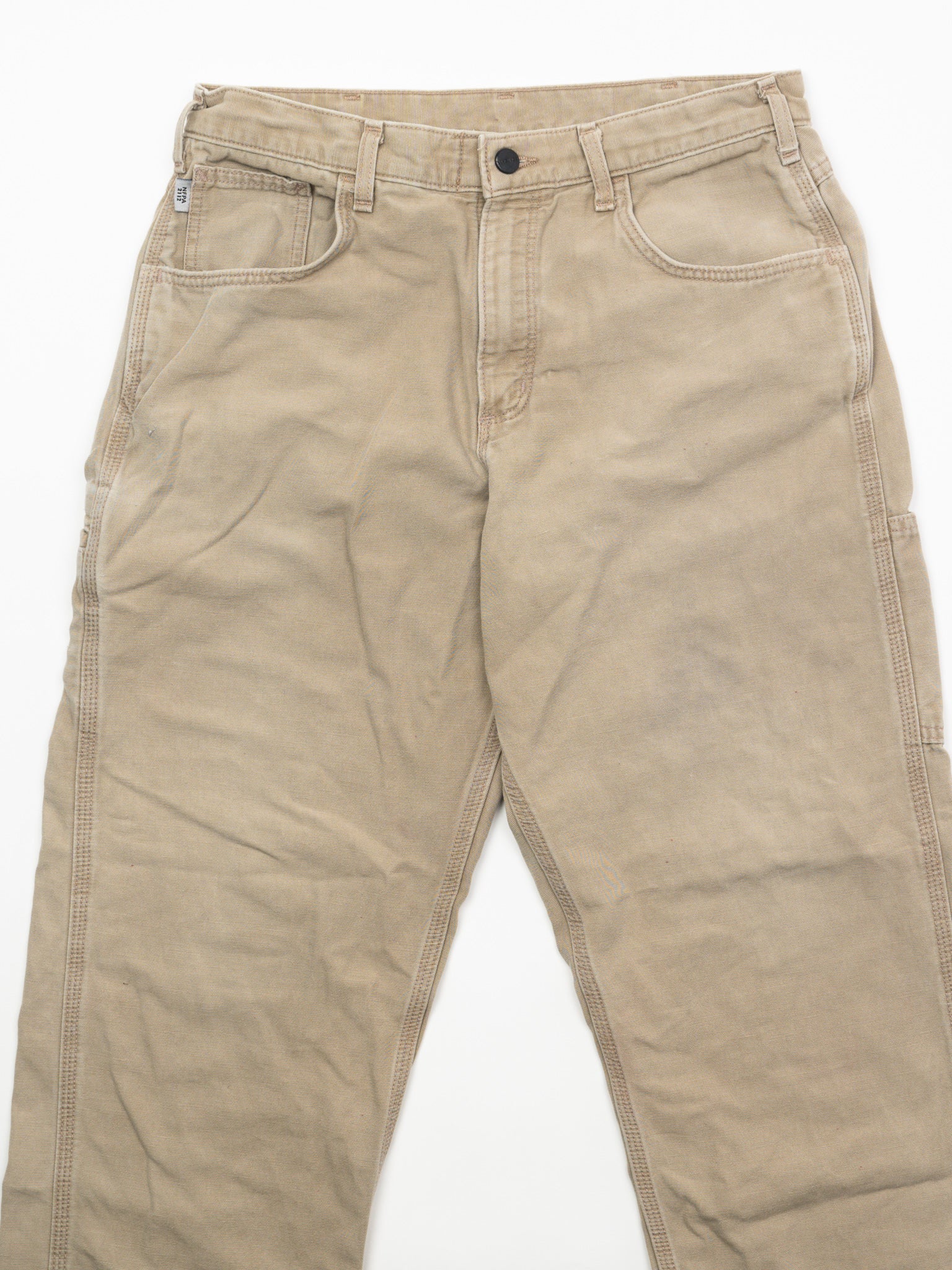 Vintage Beige FR Carhartt Cargo Pants (34 x 30) - Image 2