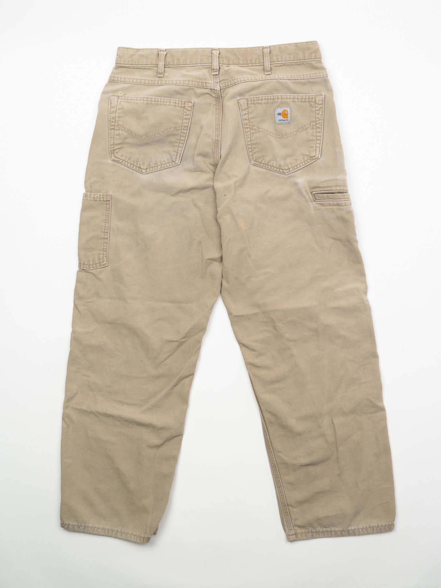 Vintage Beige FR Carhartt Cargo Pants (34 x 30) - Image 3