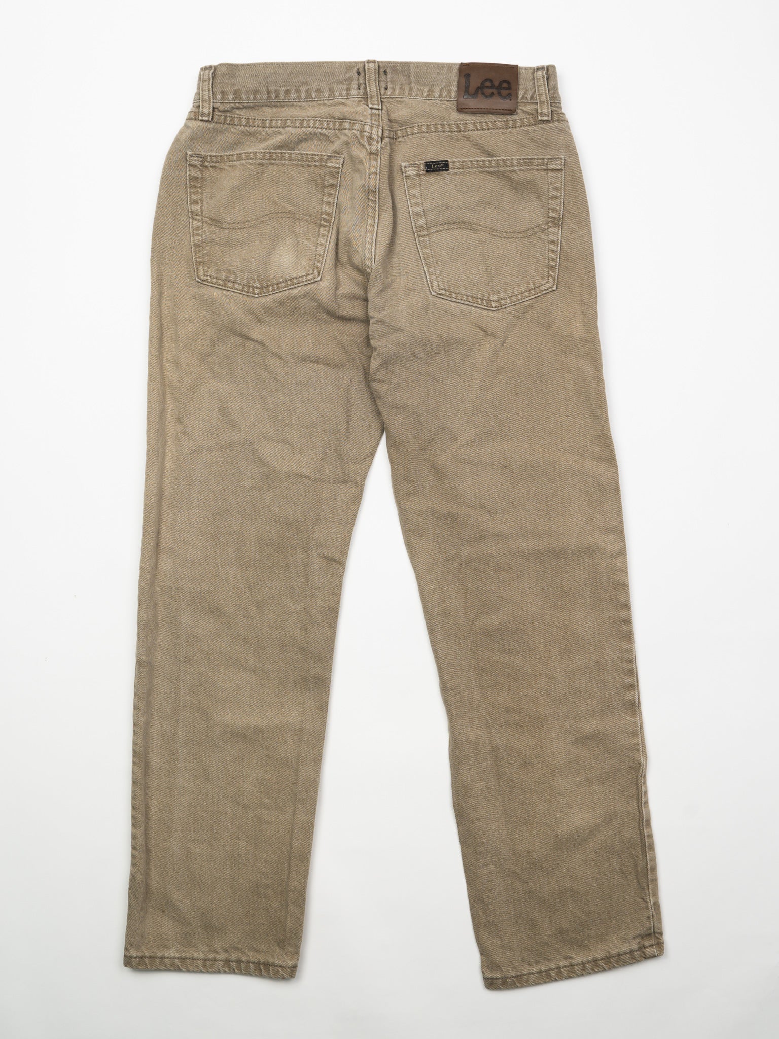 Vintage Beige Lee Jeans (34 x 30) - Image 3