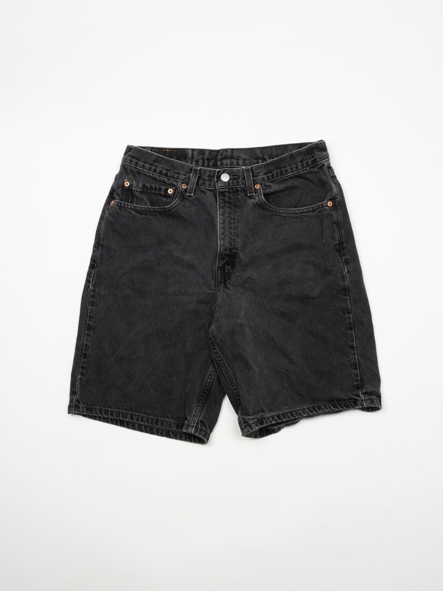 Vintage Black 550 Levi Jean Shorts (32 x 10)