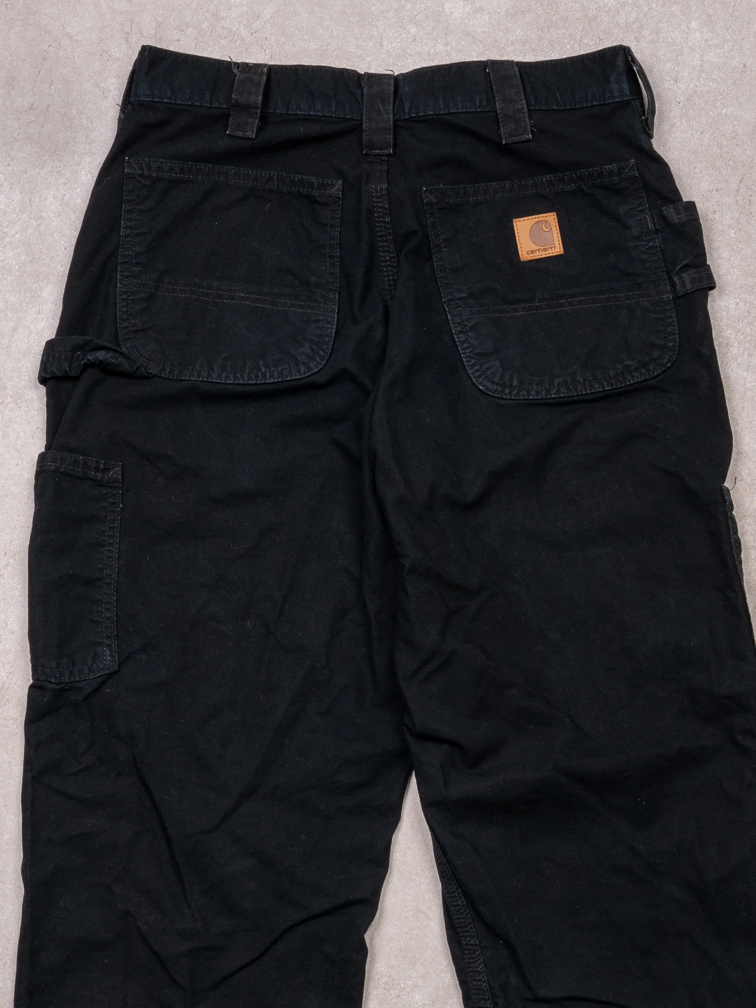 Vintage Black Carhartt Original Fit Cargo Pants (30 x 32) - Image 4