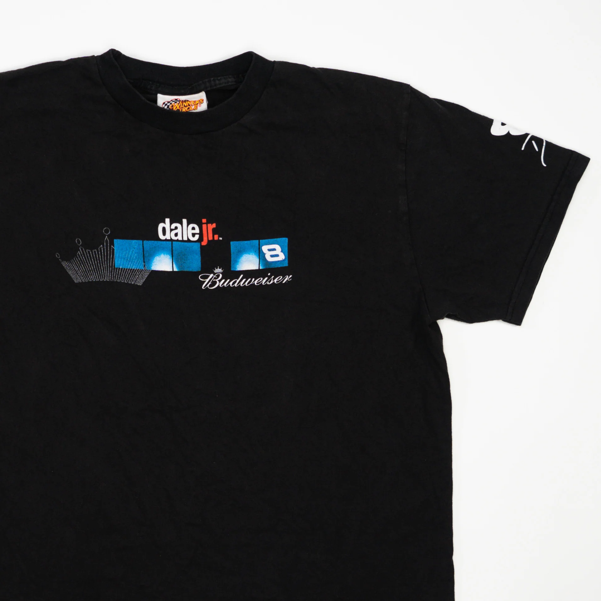 Vintage Black Dale Earnhardt Jr Budweiser Tee (M) - Image 3