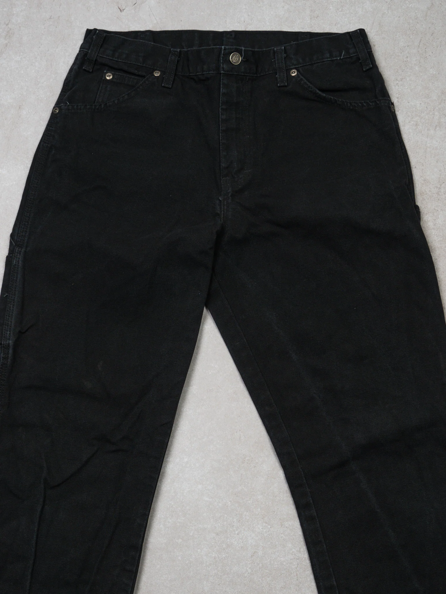 Vintage Black Dickies Cargo Workwear Pants 2.0 (34 x 34) - Image 2