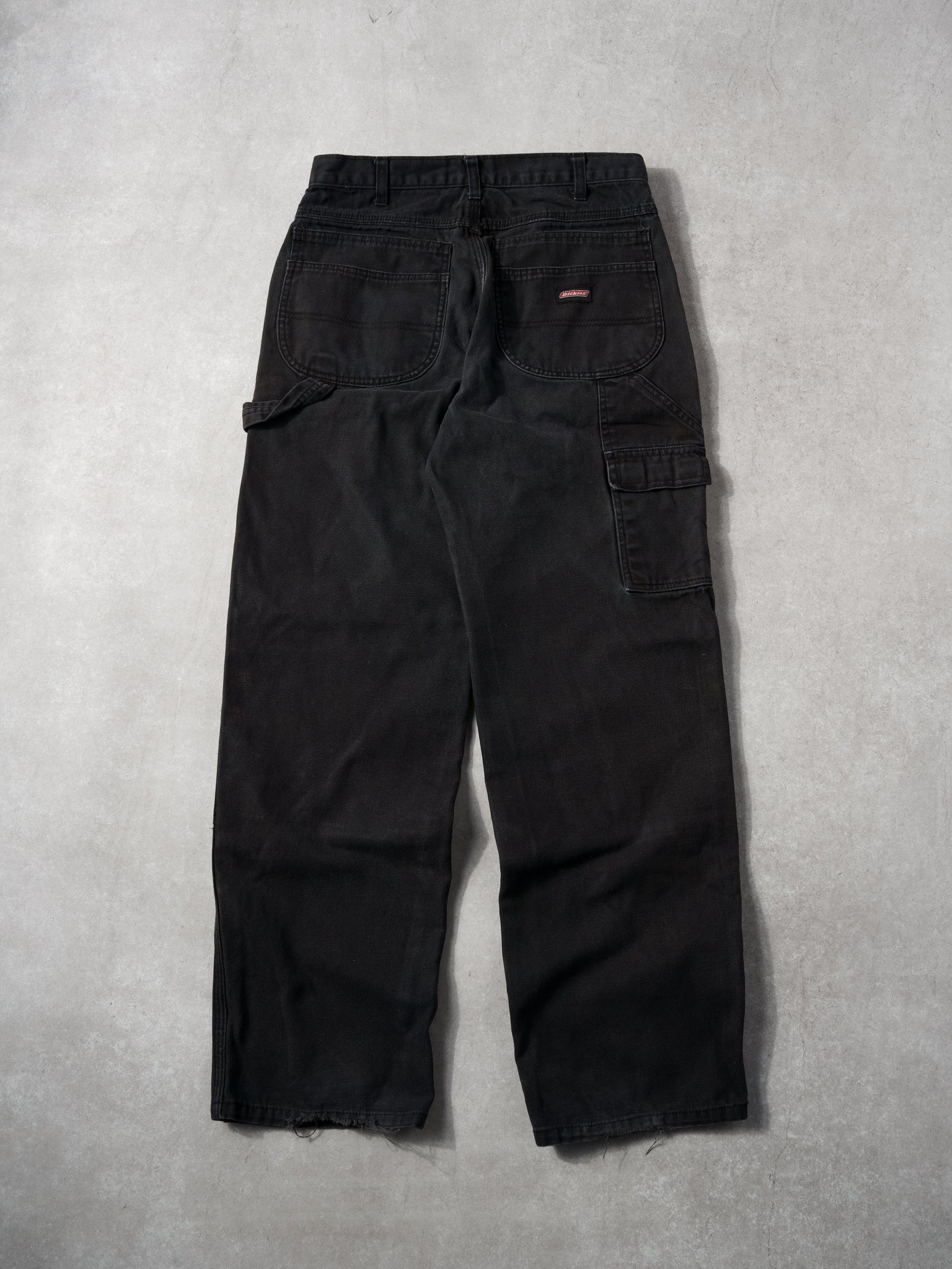 Vintage Black Dickies Double Knee Carpenter Pants (30x32) - Image 2