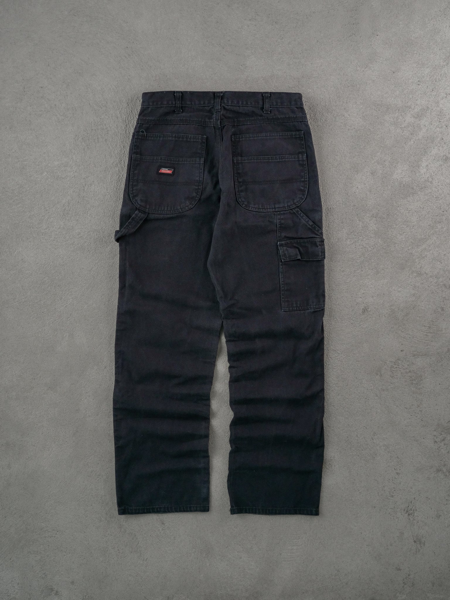 Vintage Black Dickies Double Knee Carpenter Pants (32x32) - Image 2