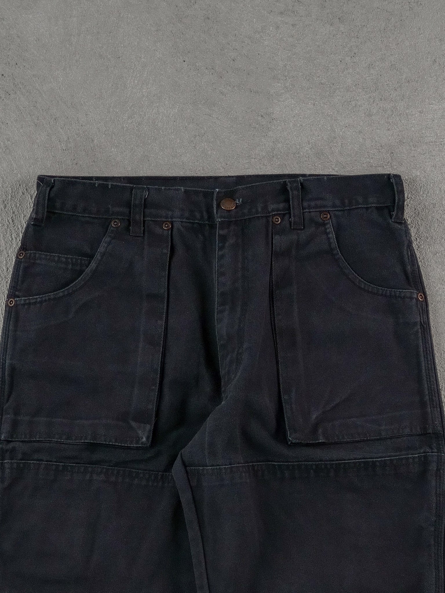 Vintage Black Dickies Double Knee Carpenter Pants (32x32) - Image 3