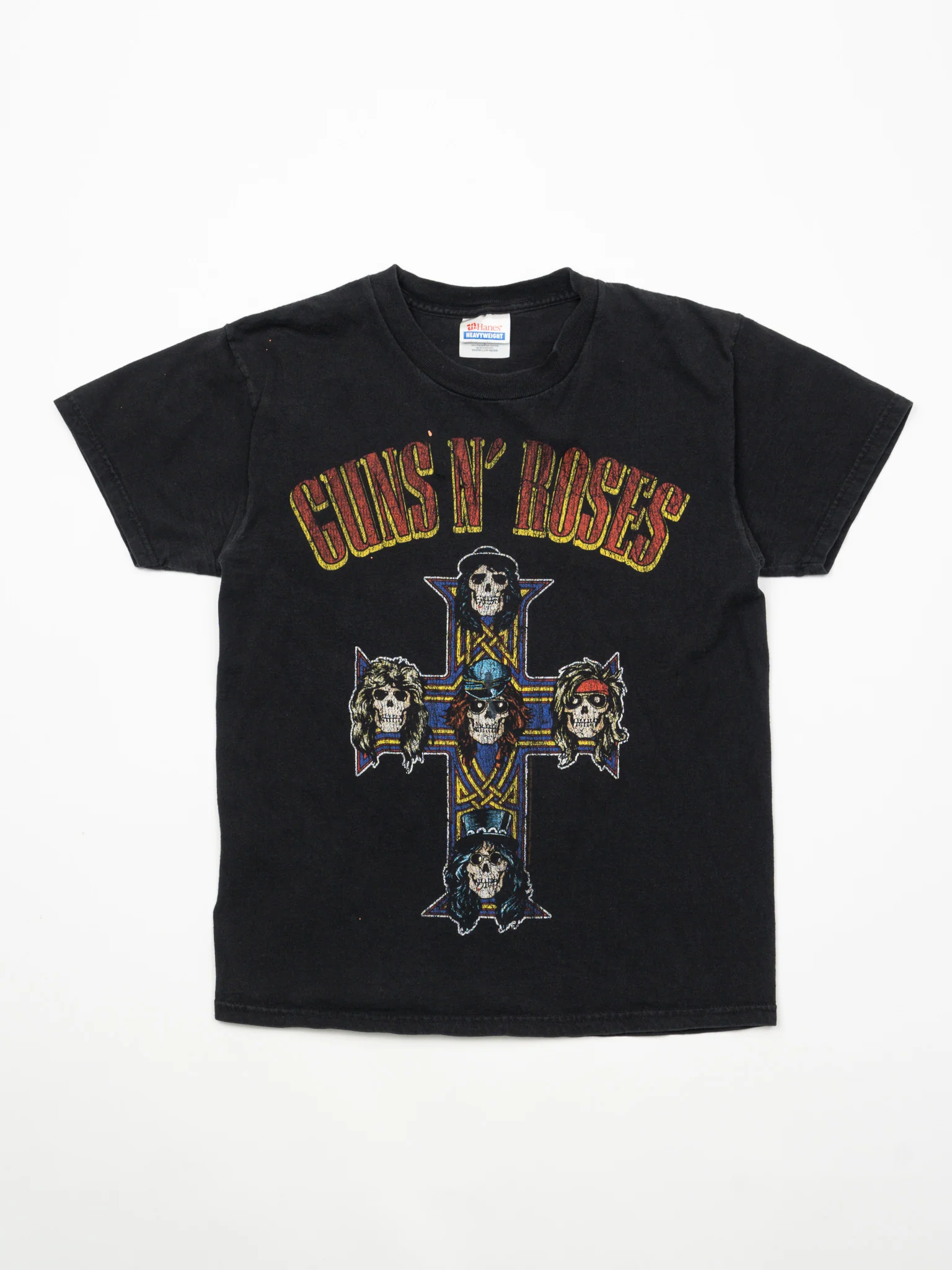 Vintage Black Guns N' Roses Cross Tee (XS)