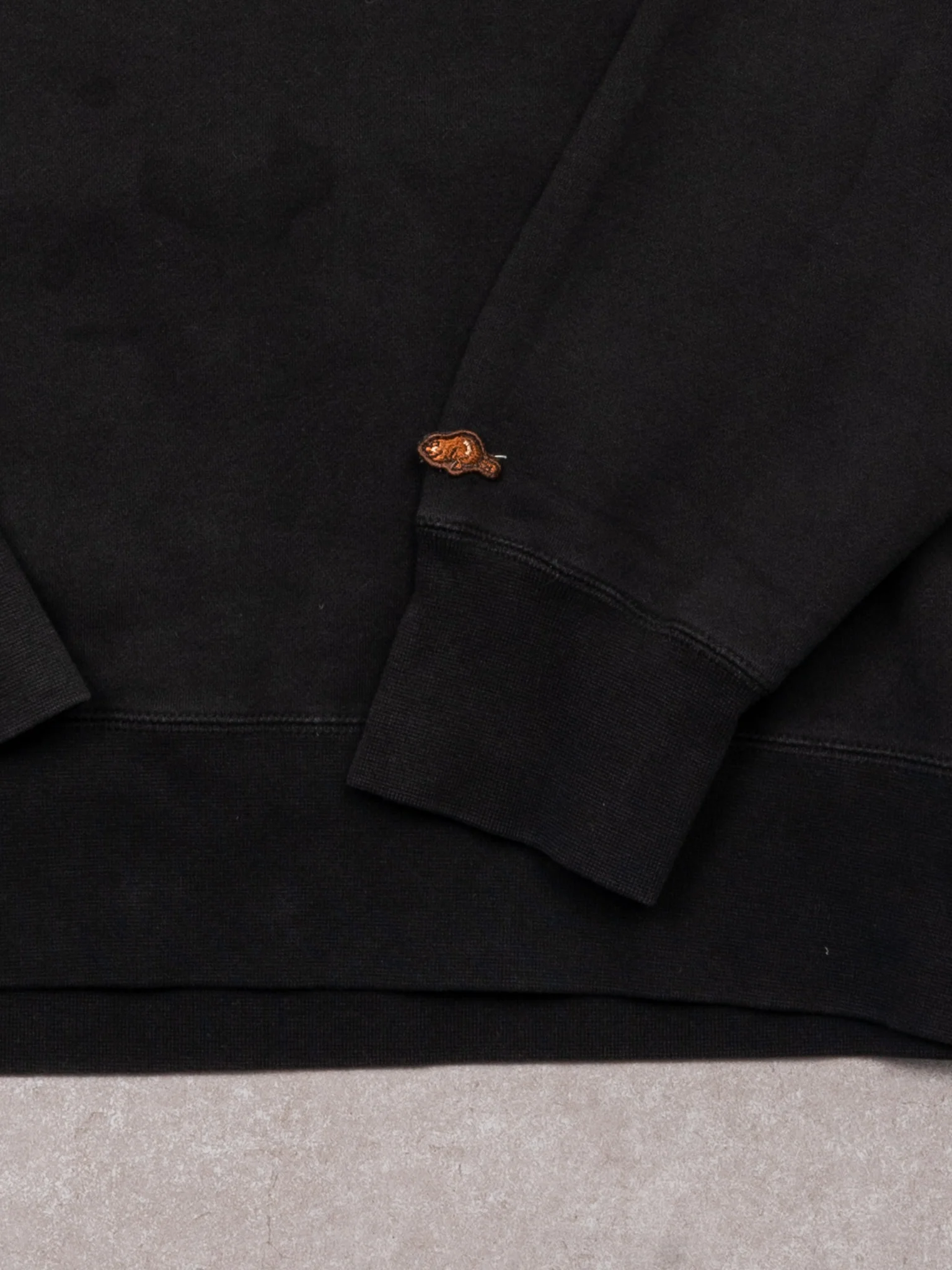 Vintage Black Roots Canada 1/4 Zip Sweater (L) - Image 3