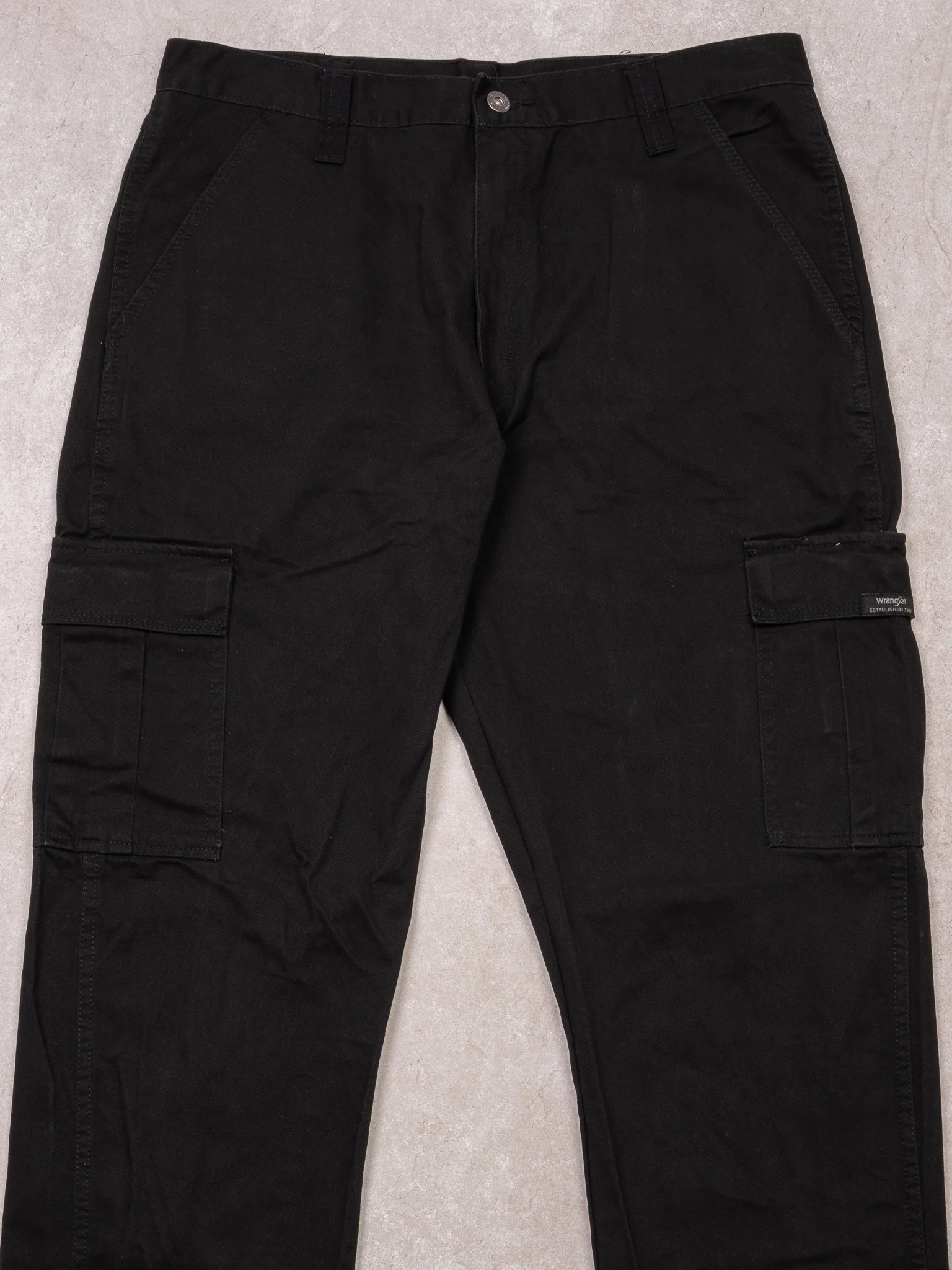 Vintage Black Wrangler Cargo Pants 2.0 (34 x 30) - Image 2