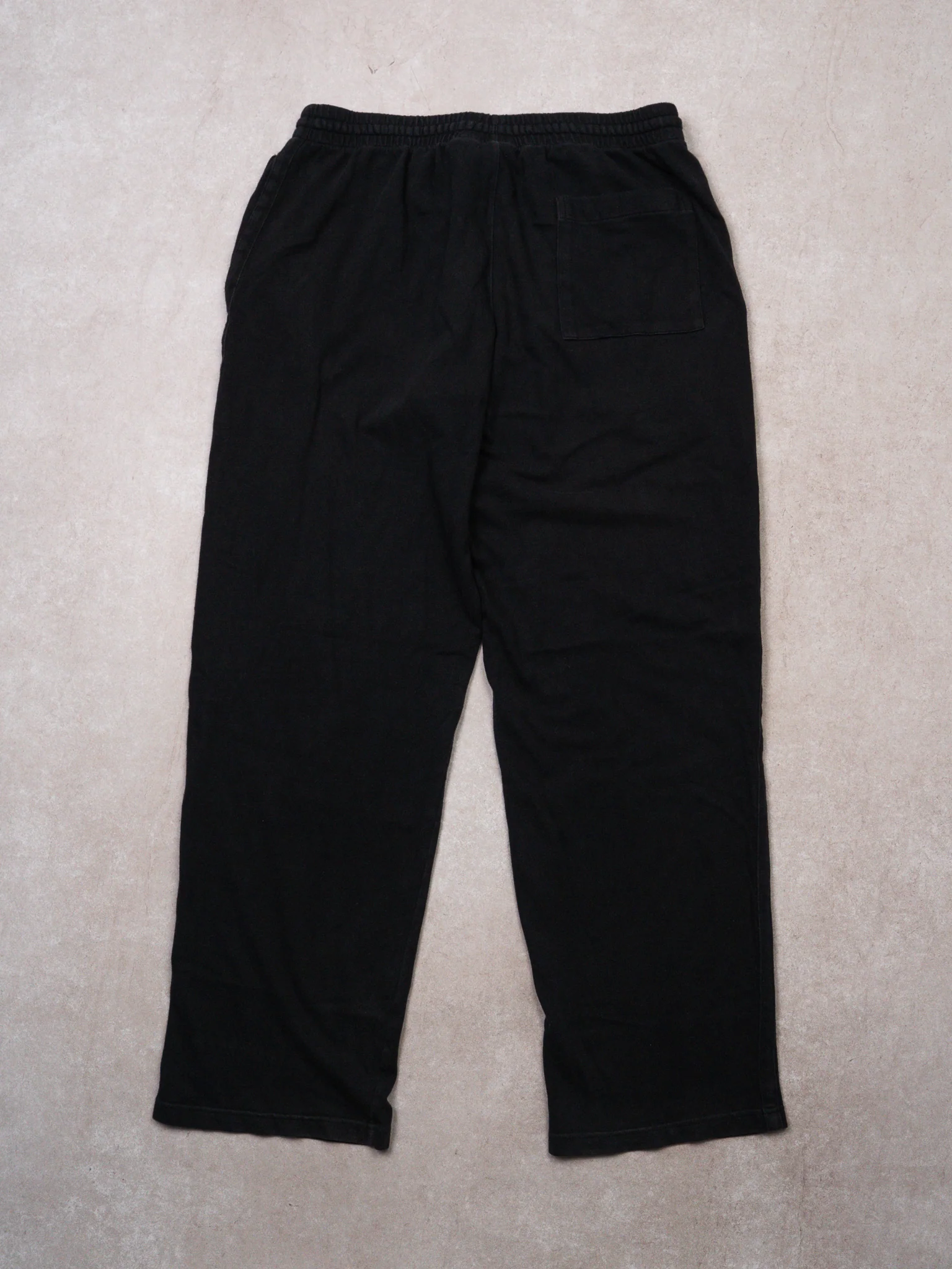 Vintage Black Y2K Nike Essential Sweatpants (L) - Image 3