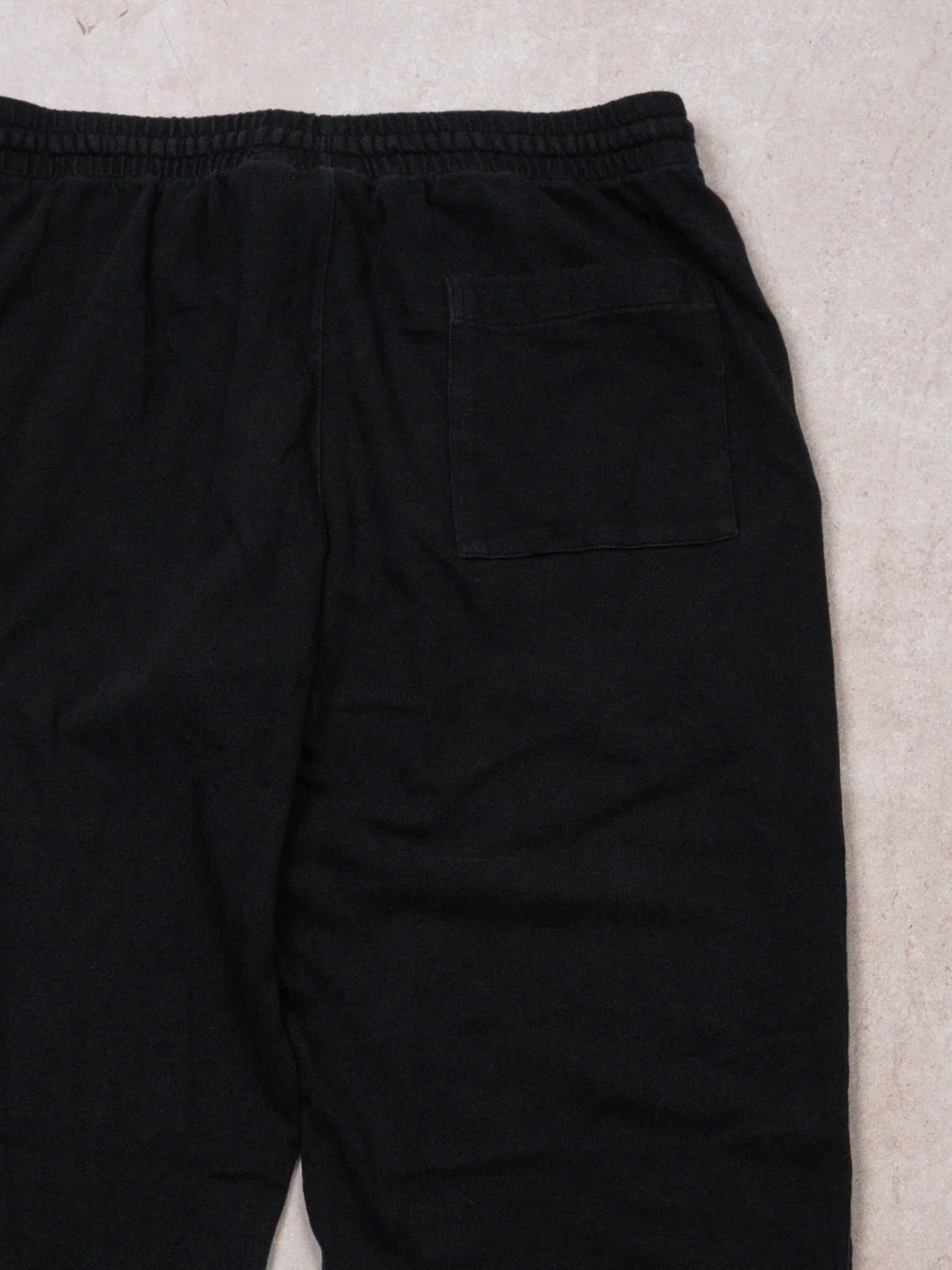 Vintage Black Y2K Nike Essential Sweatpants (L) - Image 4