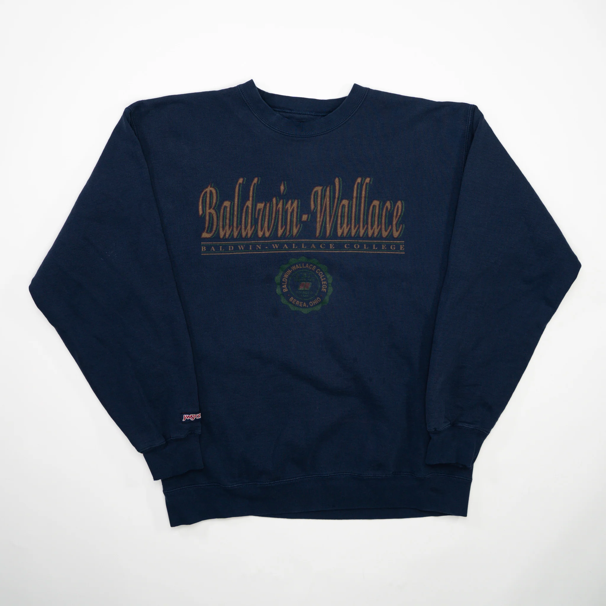 Vintage Blue Baldwin-Wallace College x Jansport Crewneck (L)