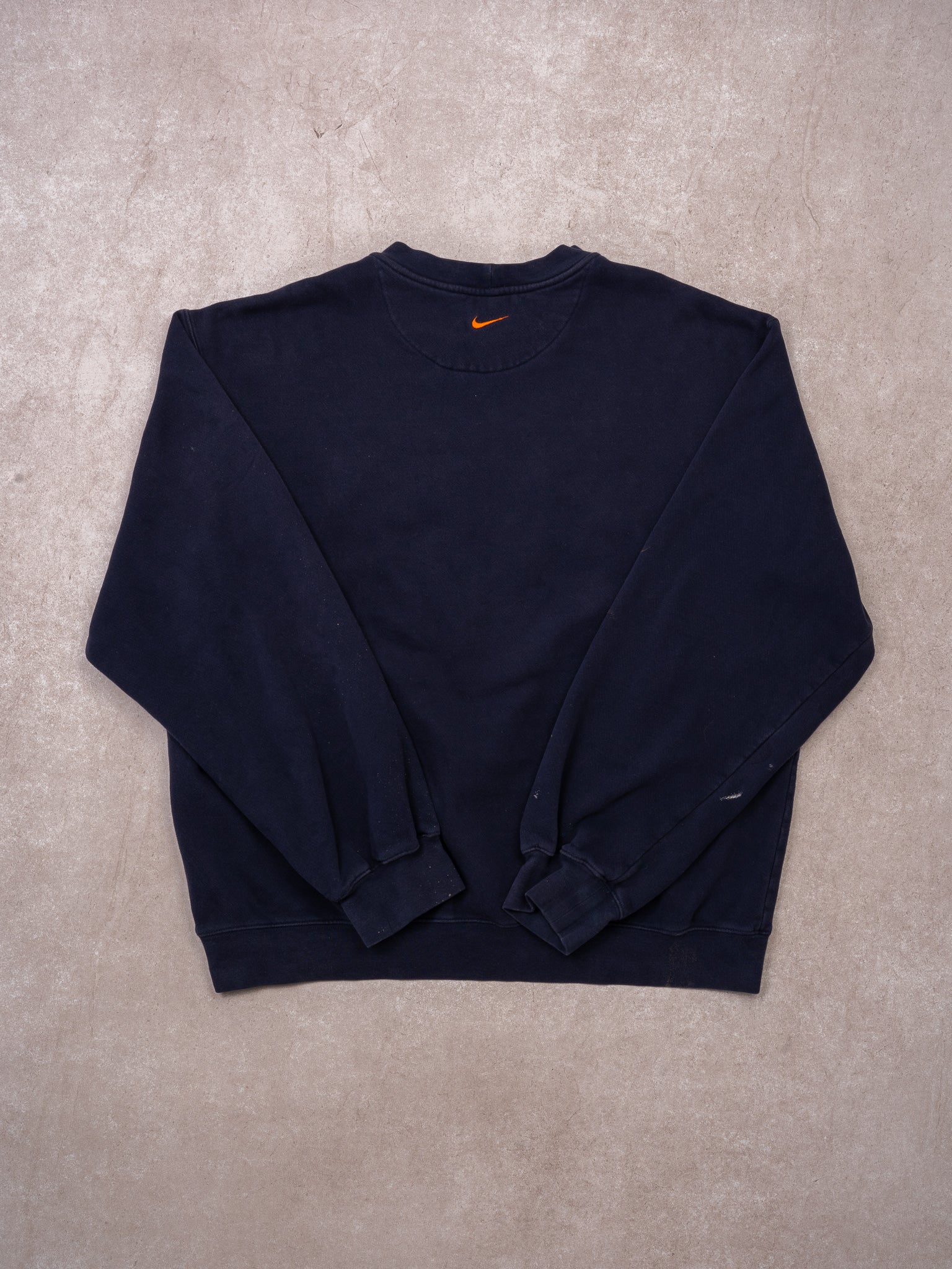 Vintage Blue + Orange Nike Bubble Letter Crewneck (L) - Image 3