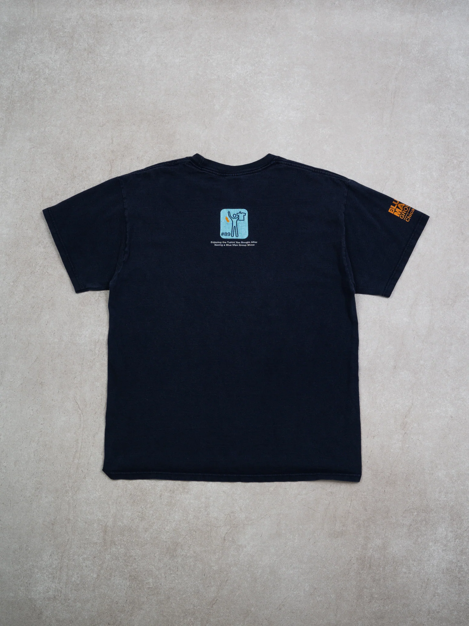 Vintage Blue Man Group Rock Concert Movement Tee (S) - Image 3
