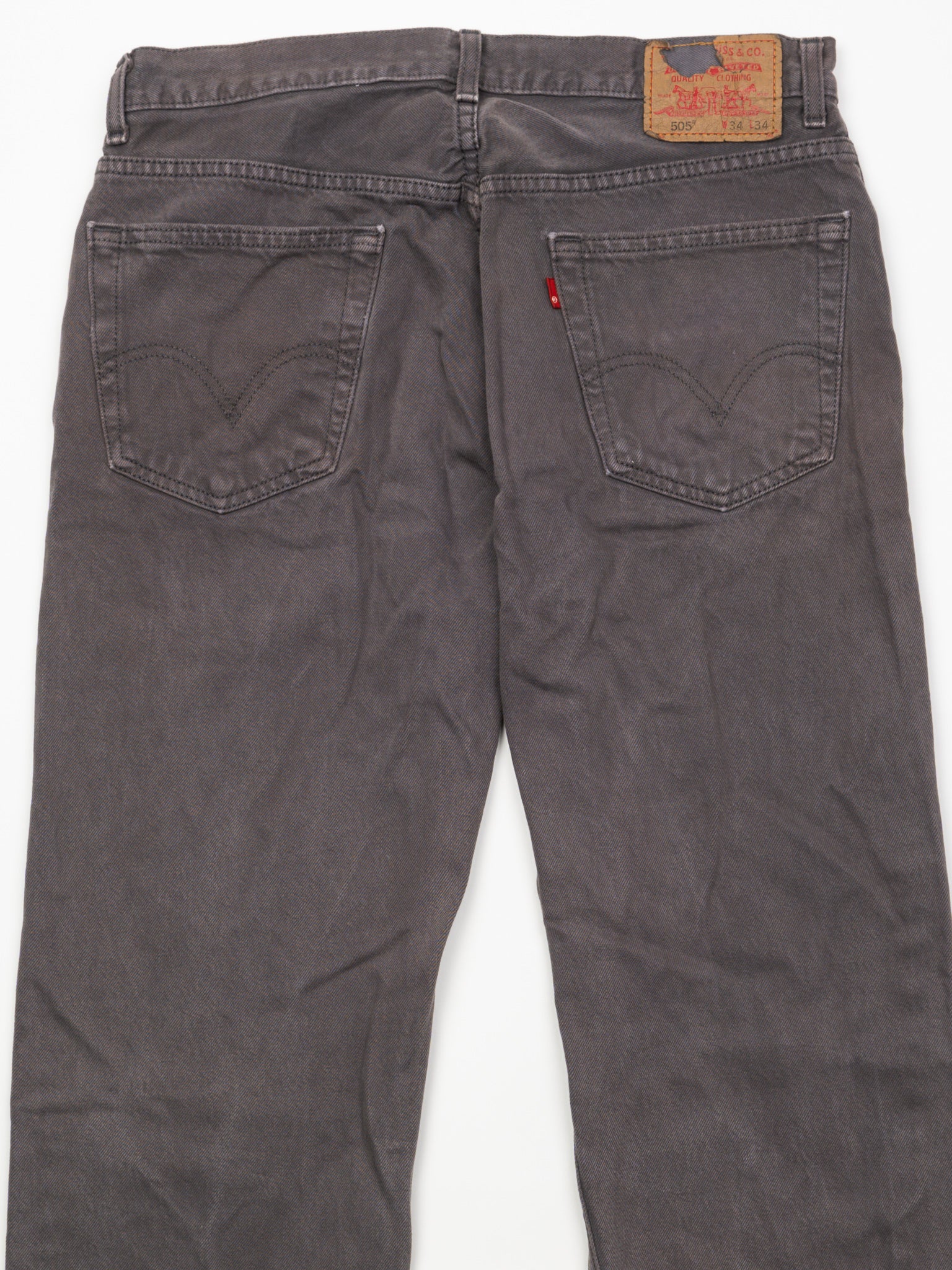 Vintage Brown 505 Levi Jeans (34 x 34) - Image 4