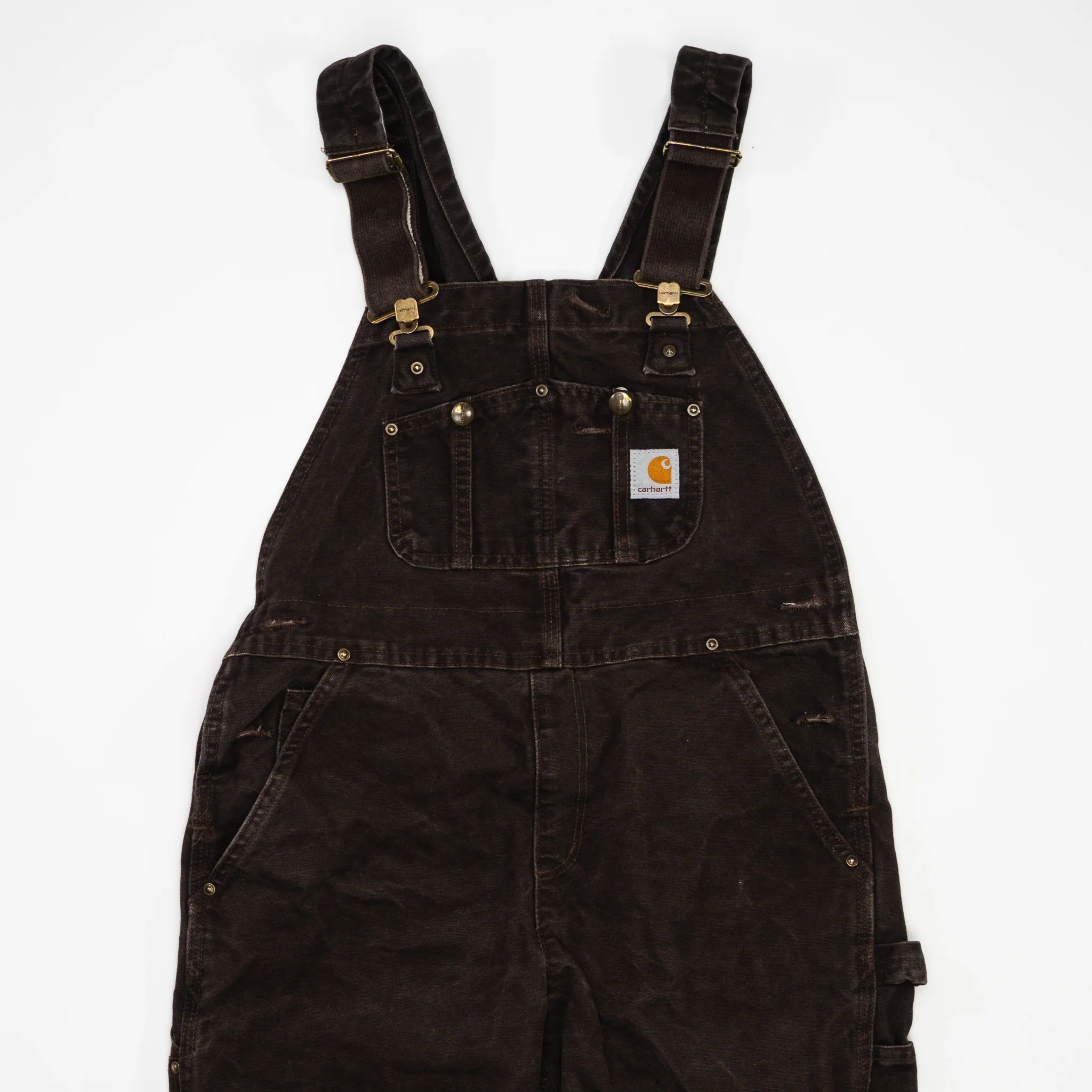 Vintage Brown Carhartt Workwear Overalls (30 x 30) - Image 3